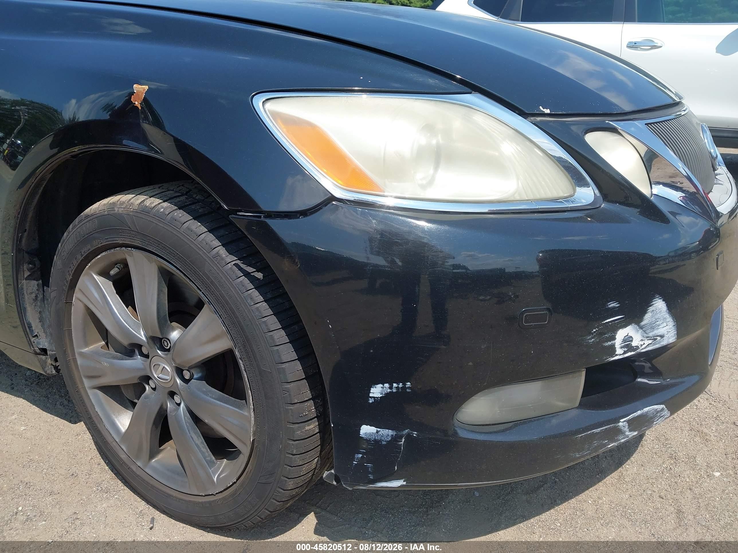 2008 Lexus Gs 350   Черный vin: JTHCE96S680017973