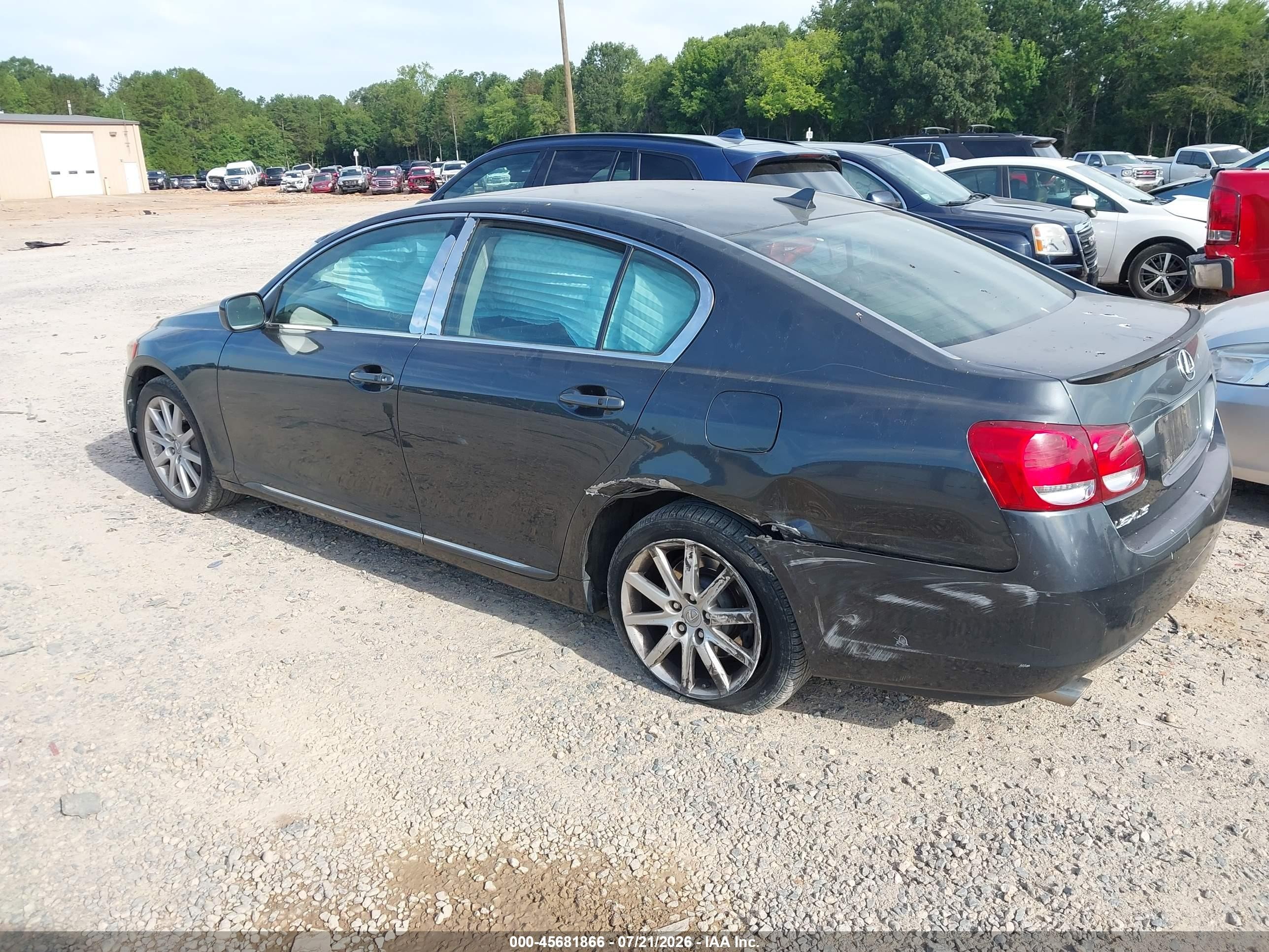 2007 Lexus Gs 350 Blue vin: JTHCE96S770002218