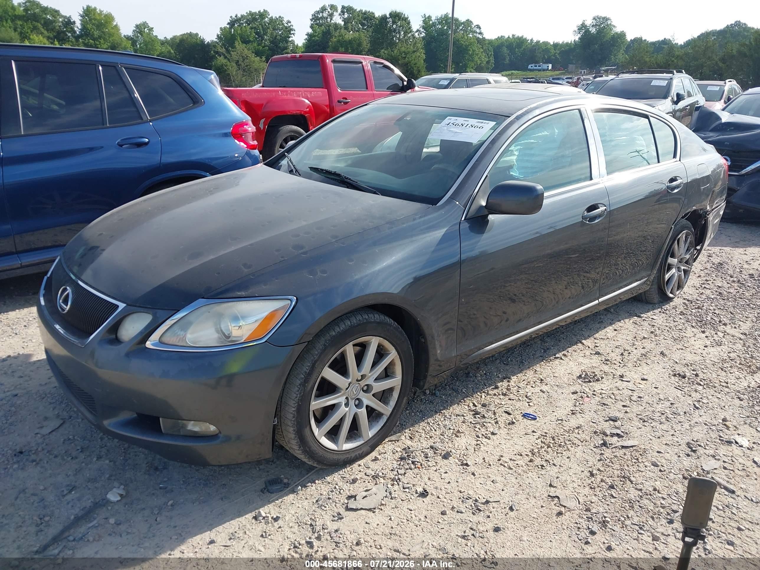 2007 Lexus Gs 350 Blue vin: JTHCE96S770002218