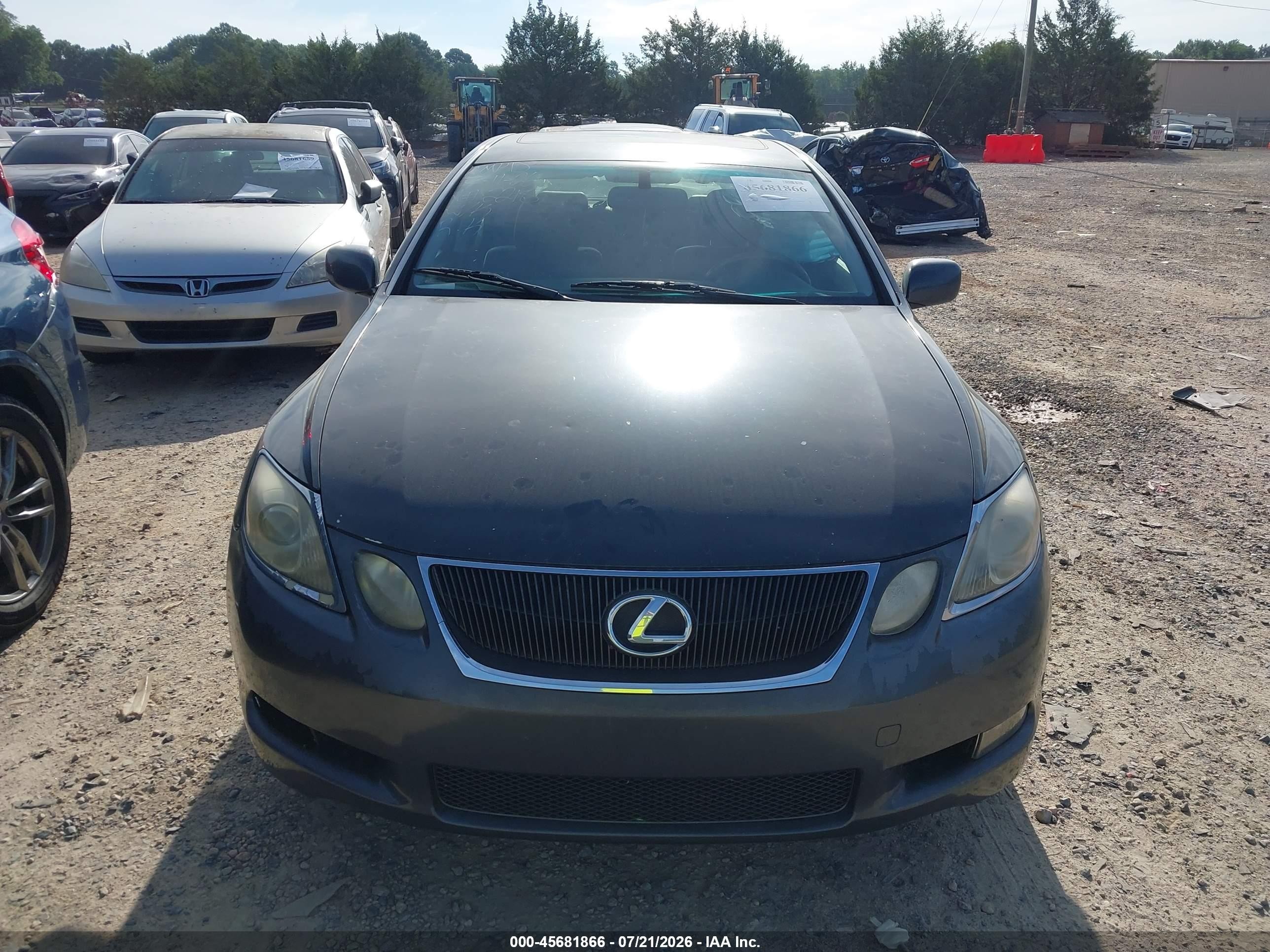 2007 Lexus Gs 350 Blue vin: JTHCE96S770002218