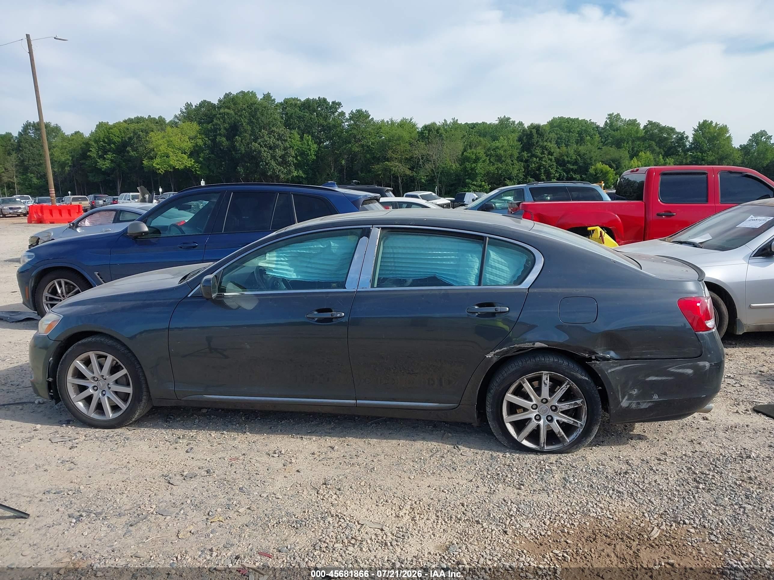 2007 Lexus Gs 350 Blue vin: JTHCE96S770002218