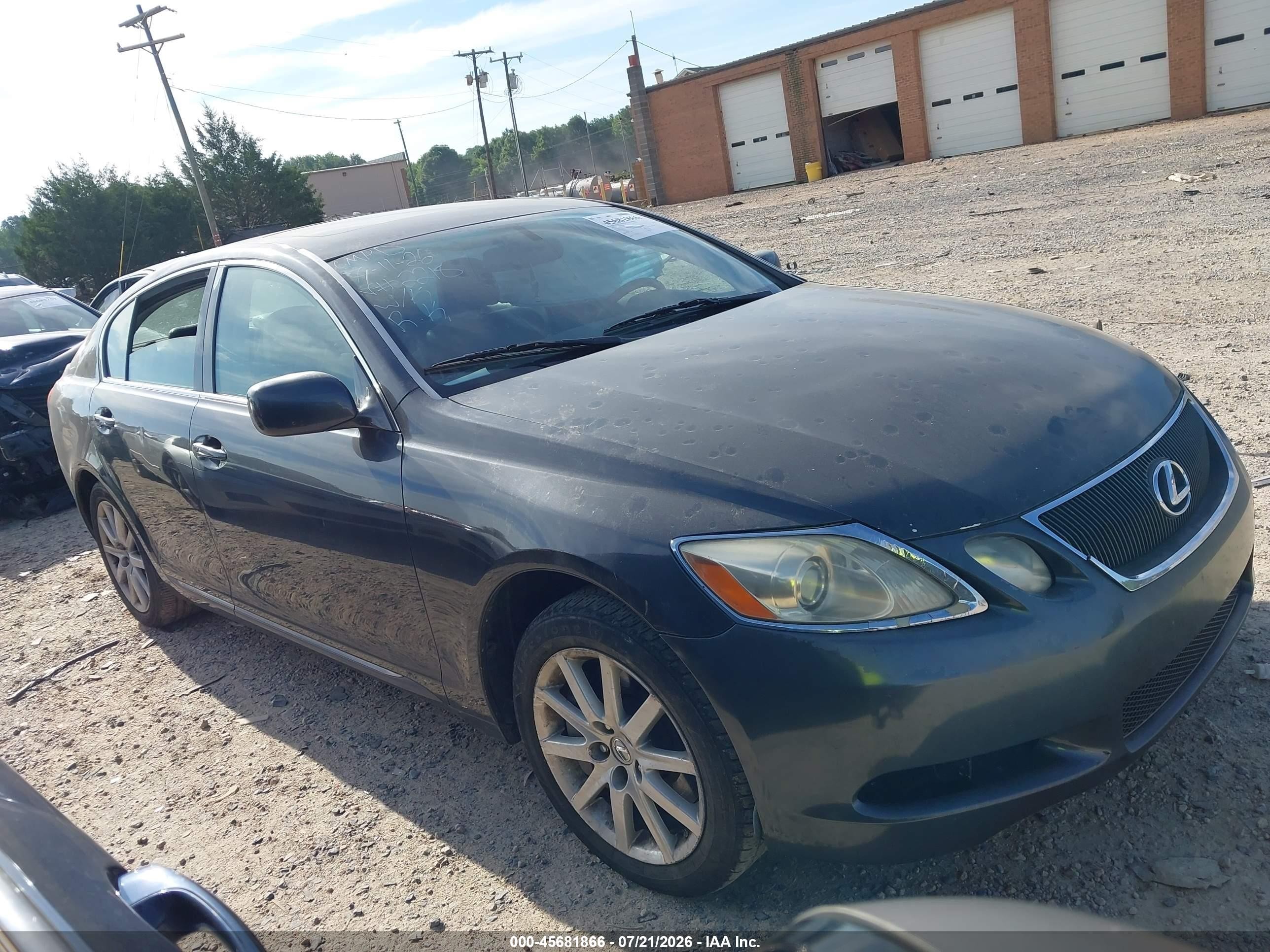 2007 Lexus Gs 350 Blue vin: JTHCE96S770002218