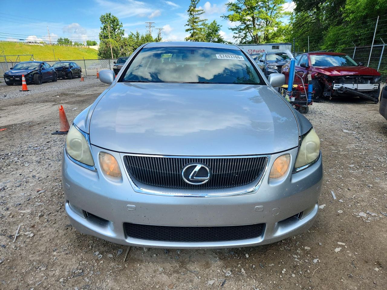 2007 Lexus Gs 350 Silver vin: JTHCE96S770009508