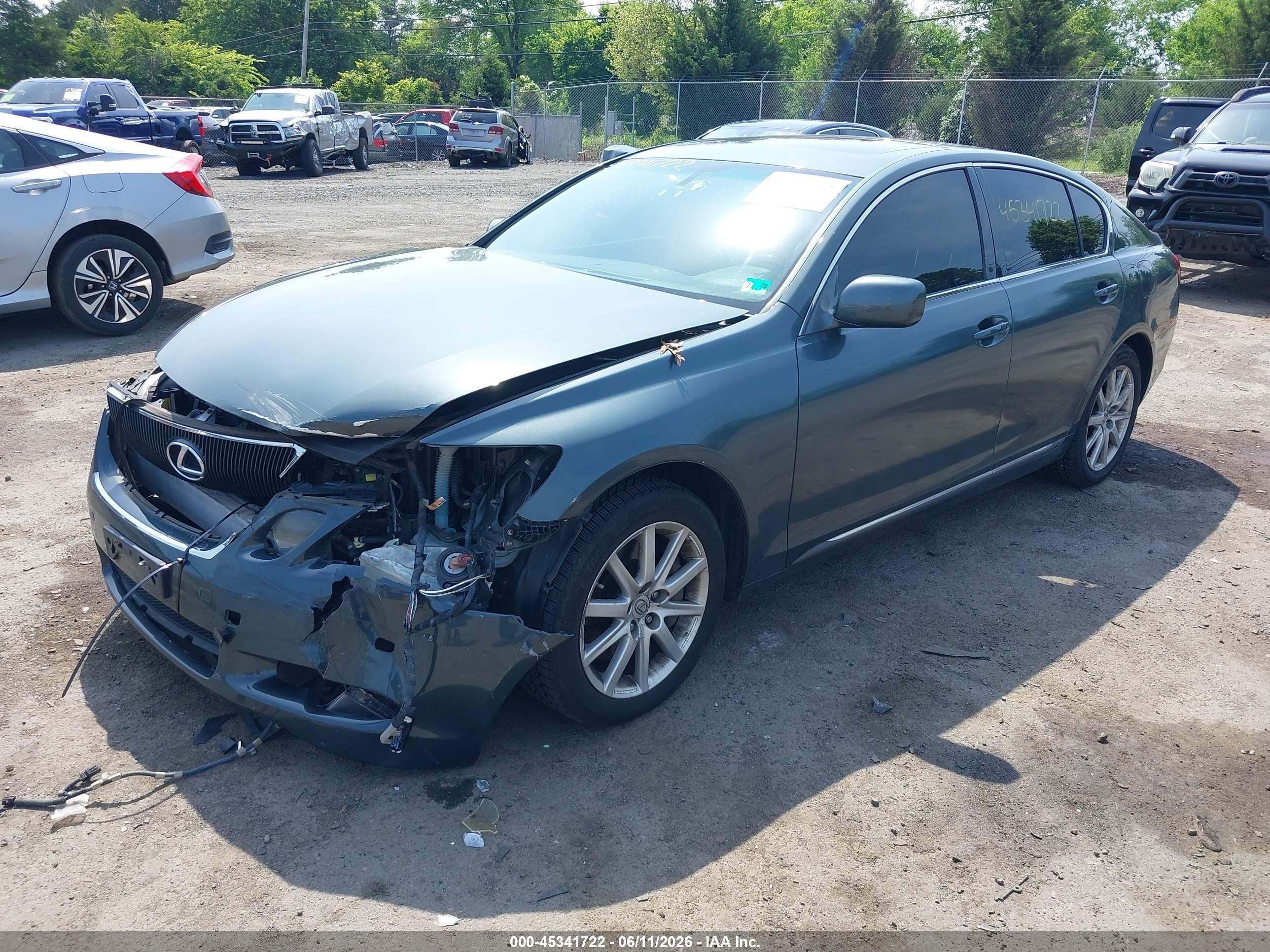 2007 Lexus Gs 350 Green vin: JTHCE96S770011176