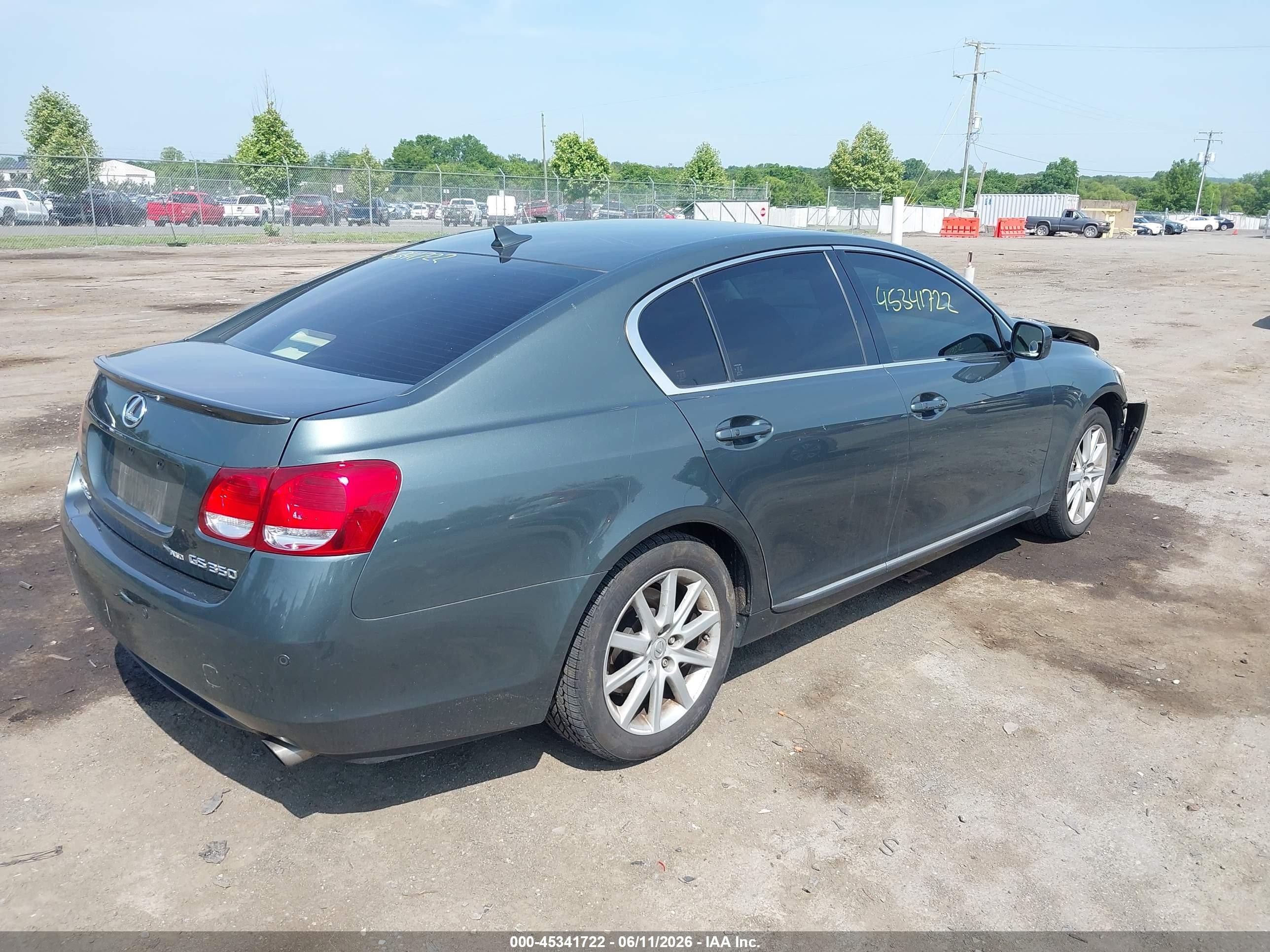 2007 Lexus Gs 350 Green vin: JTHCE96S770011176