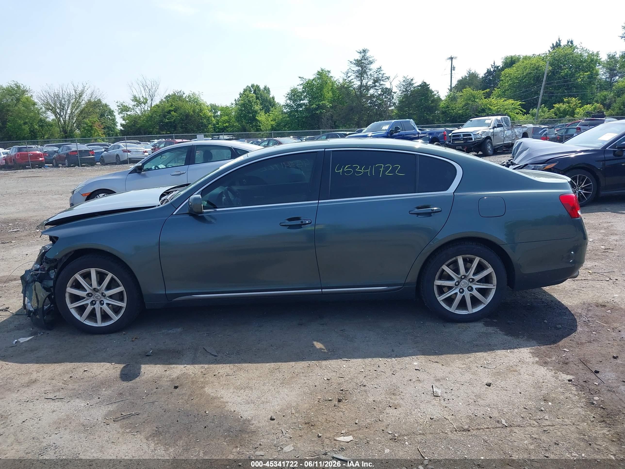 2007 Lexus Gs 350 Green vin: JTHCE96S770011176