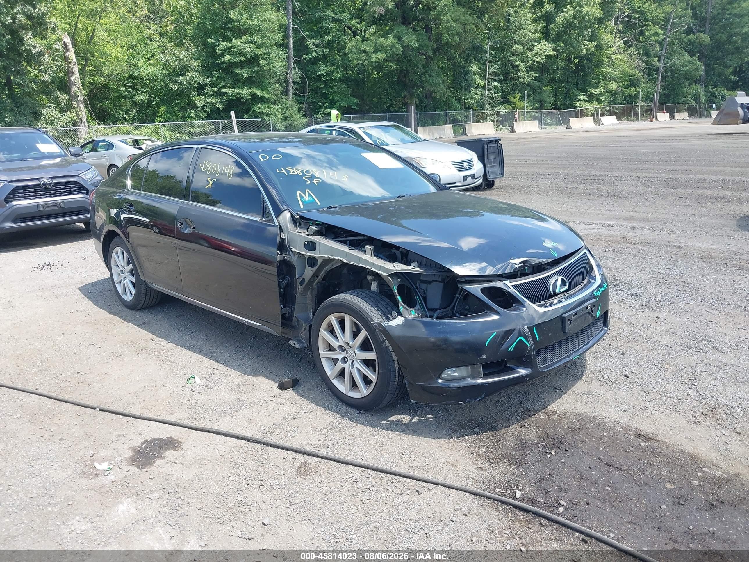 2007 Lexus Gs 350   Black vin: JTHCE96S870003071