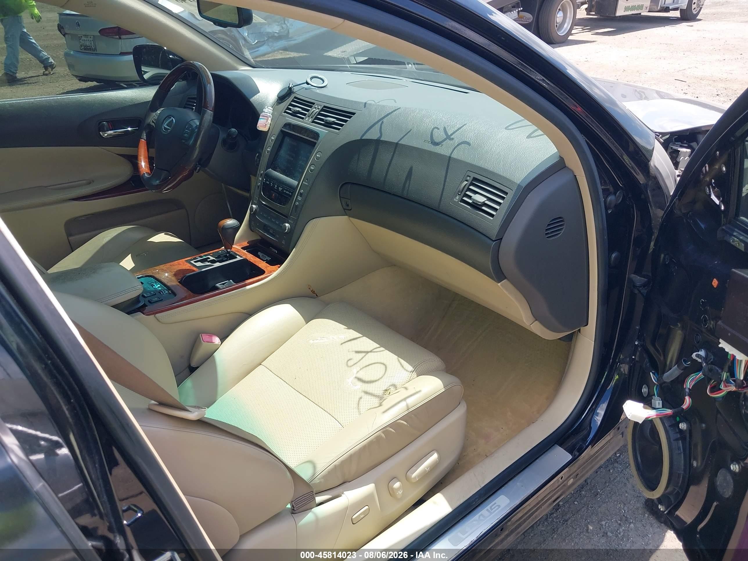 2007 Lexus Gs 350   Black vin: JTHCE96S870003071