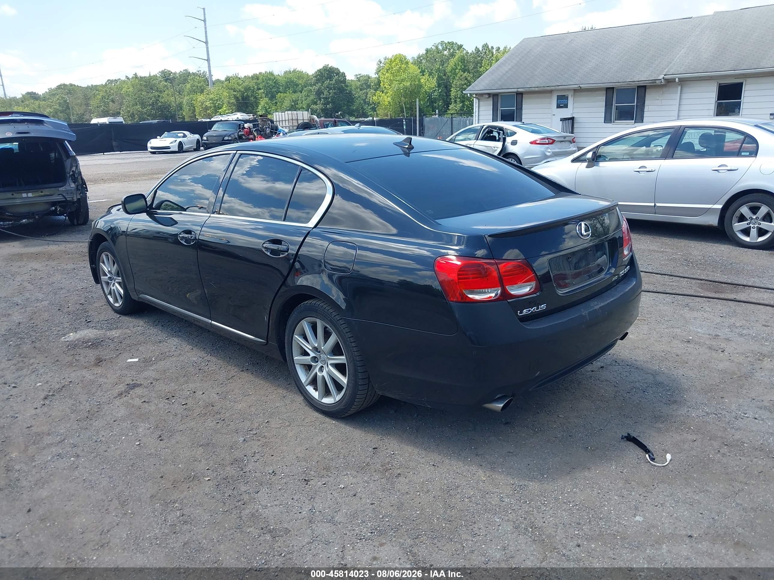 2007 Lexus Gs 350   Black vin: JTHCE96S870003071