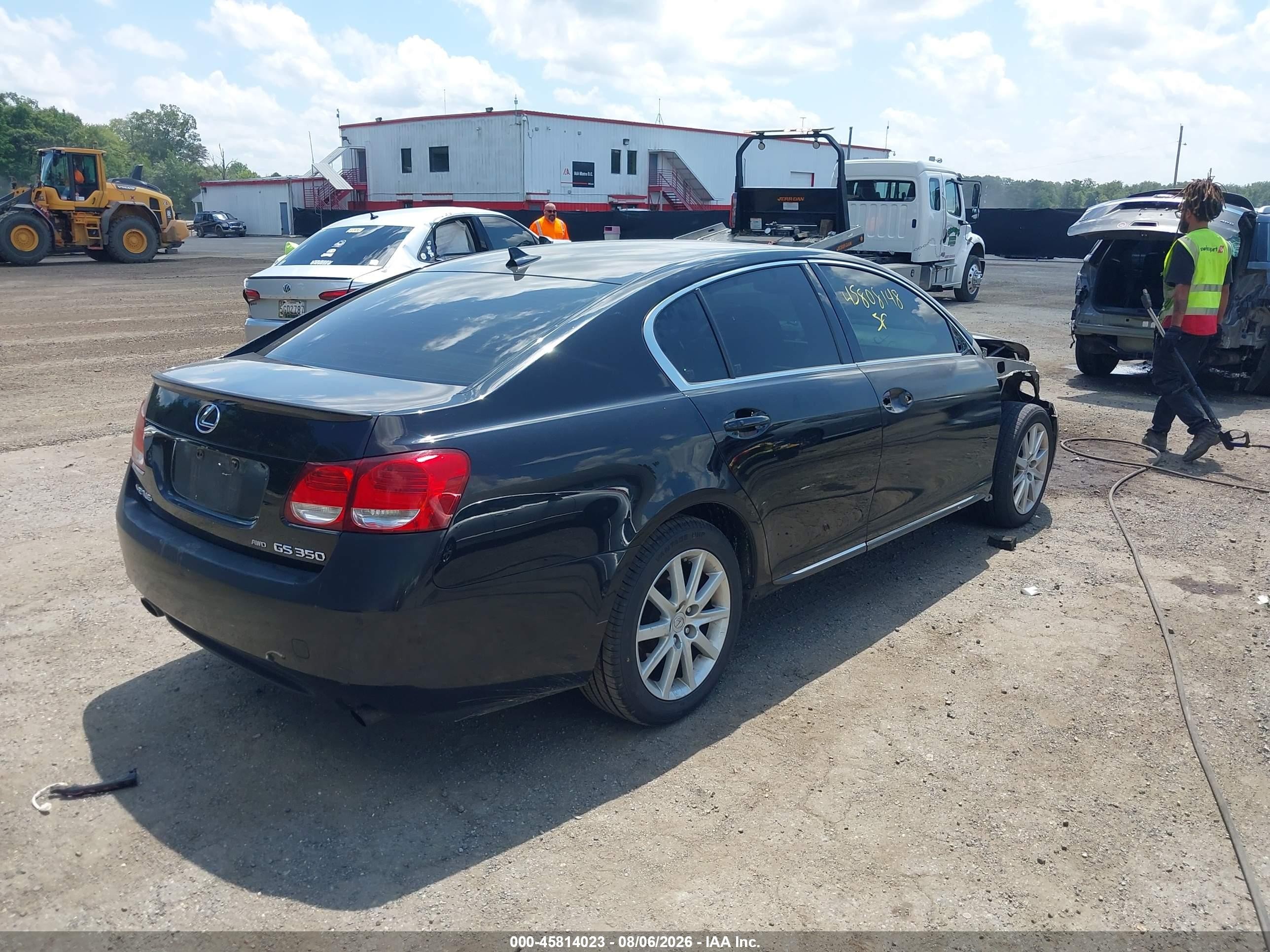 2007 Lexus Gs 350   Black vin: JTHCE96S870003071