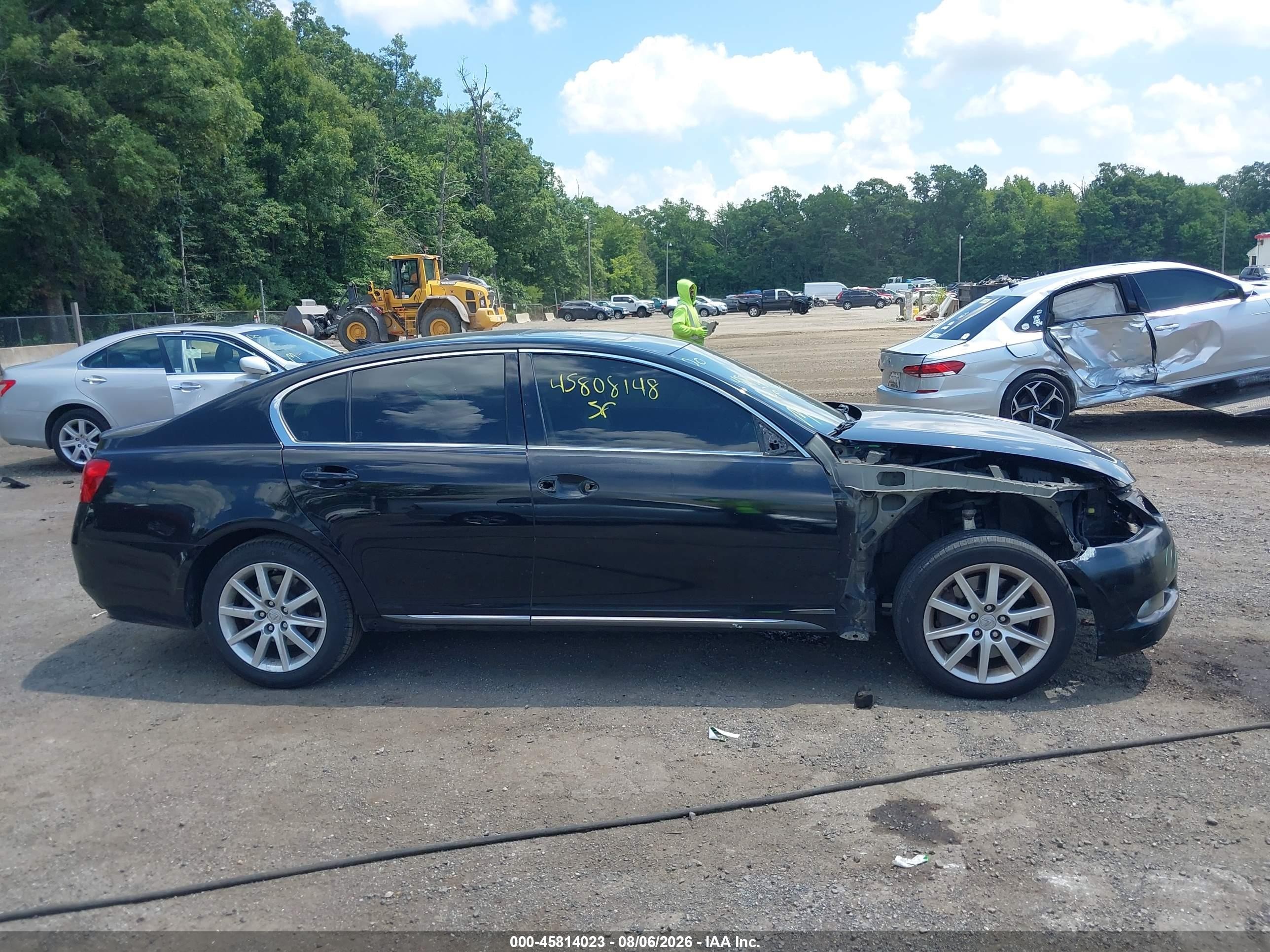 2007 Lexus Gs 350   Black vin: JTHCE96S870003071