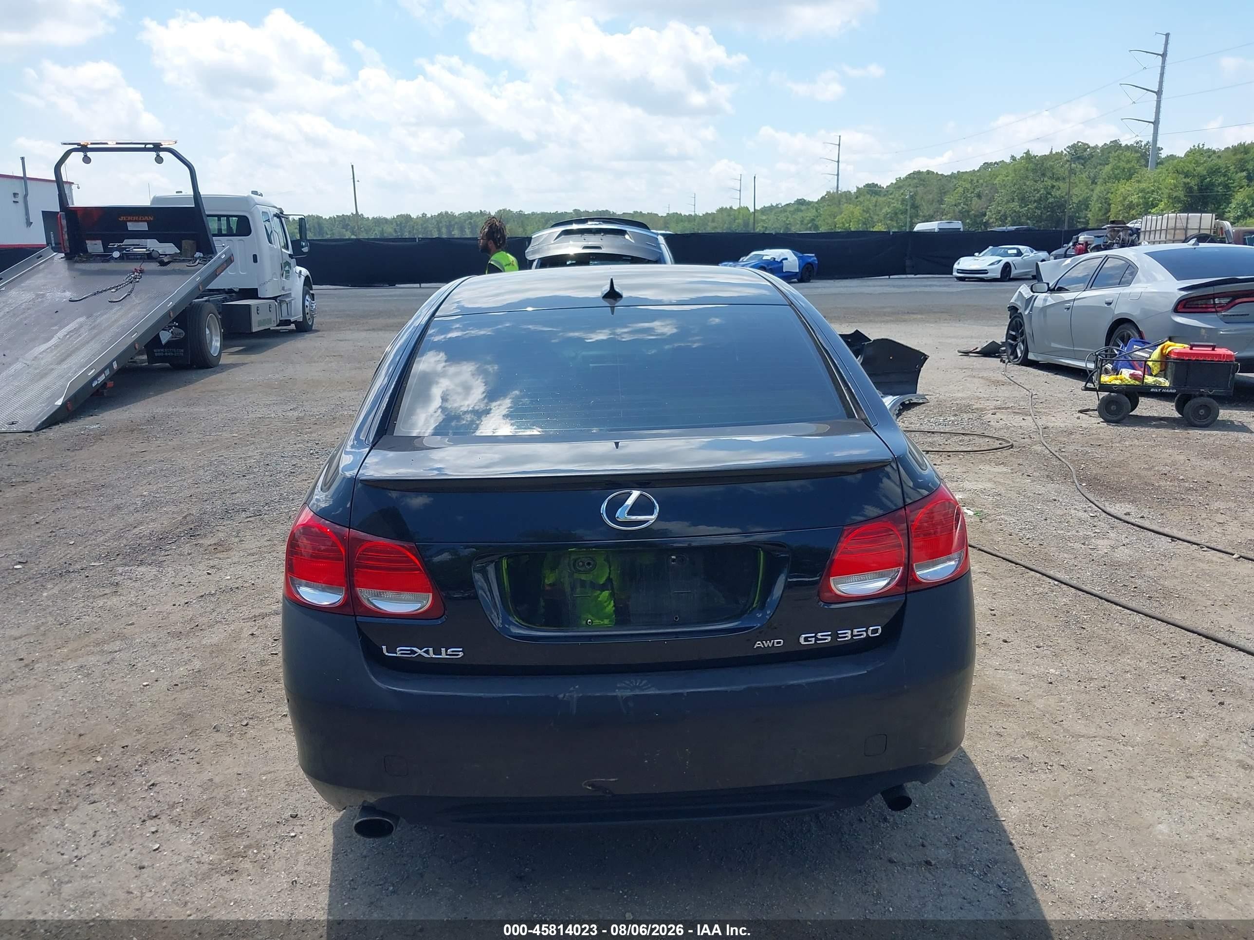 2007 Lexus Gs 350   Black vin: JTHCE96S870003071