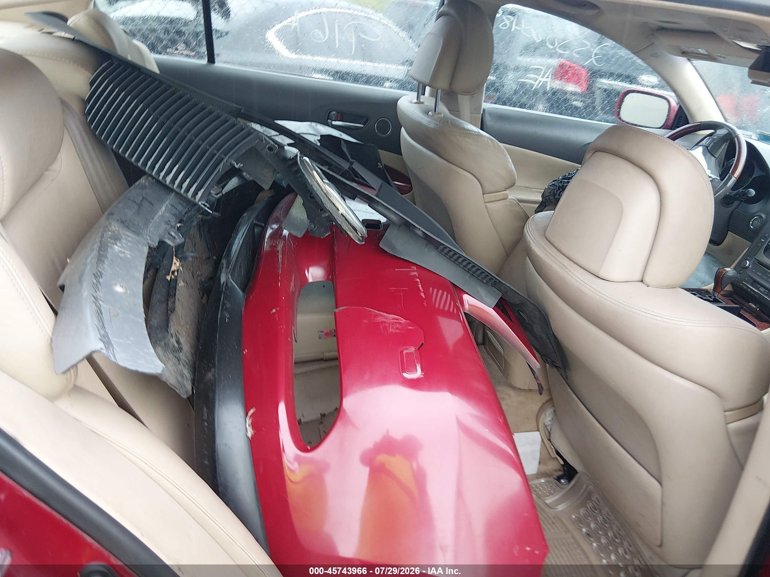 2007 Lexus Gs 350   Red vin: JTHCE96S870007119