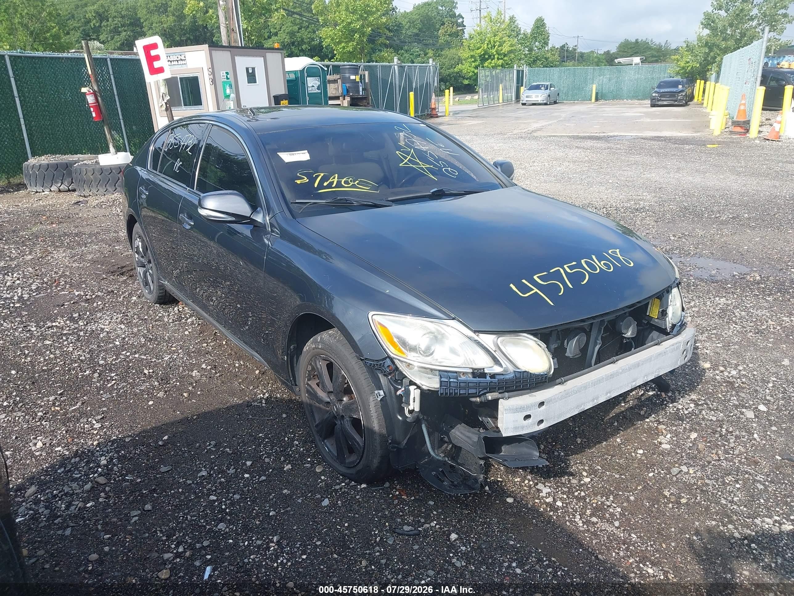 2008 Lexus Gs 350   Black vin: JTHCE96S880016307