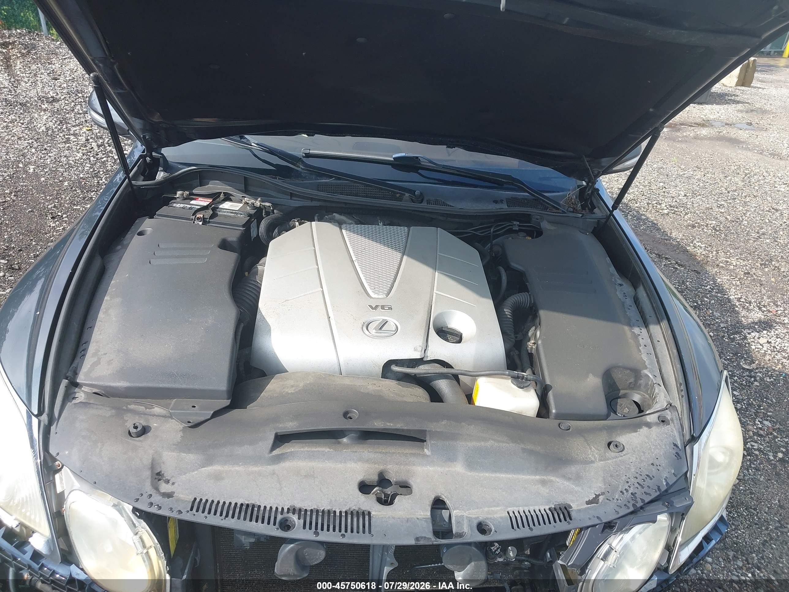 2008 Lexus Gs 350   Black vin: JTHCE96S880016307