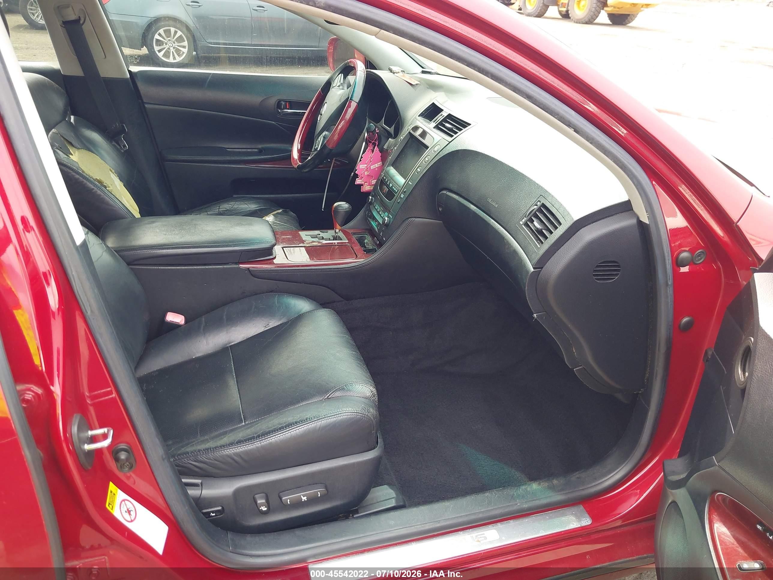 2008 Lexus Gs 350   Red vin: JTHCE96S880018655