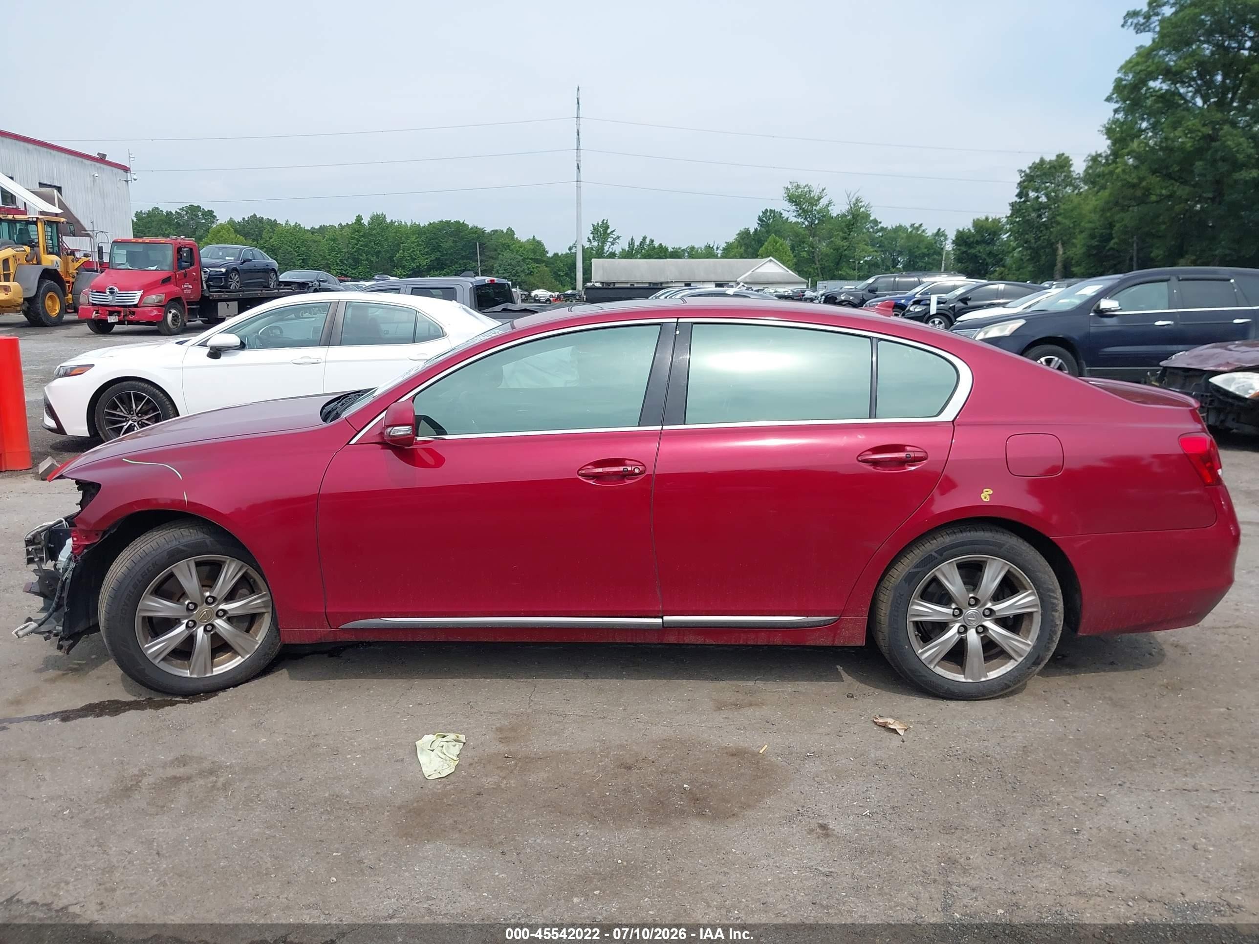 2008 Lexus Gs 350   Red vin: JTHCE96S880018655