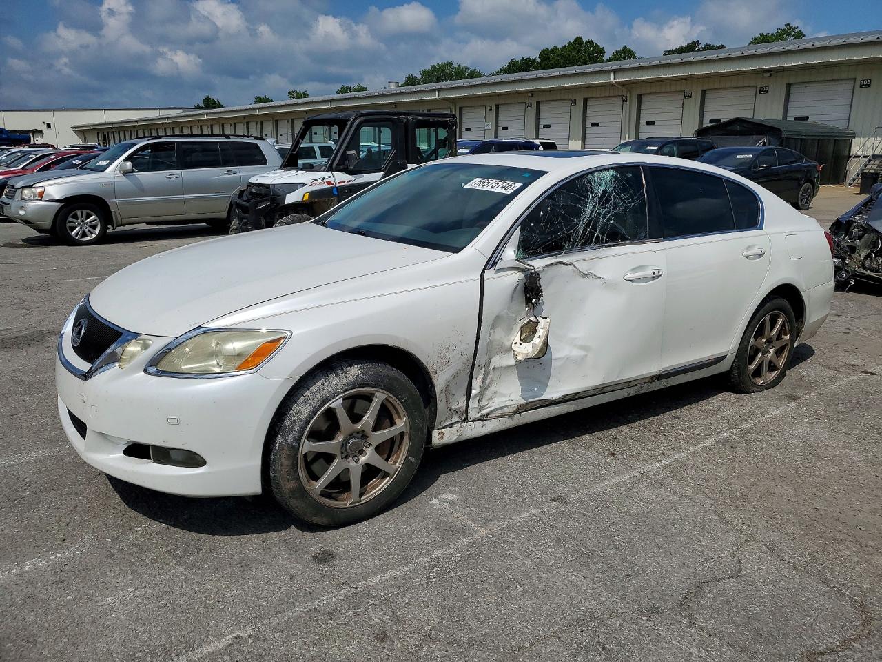 2009 Lexus Gs 350 White vin: JTHCE96S890022030