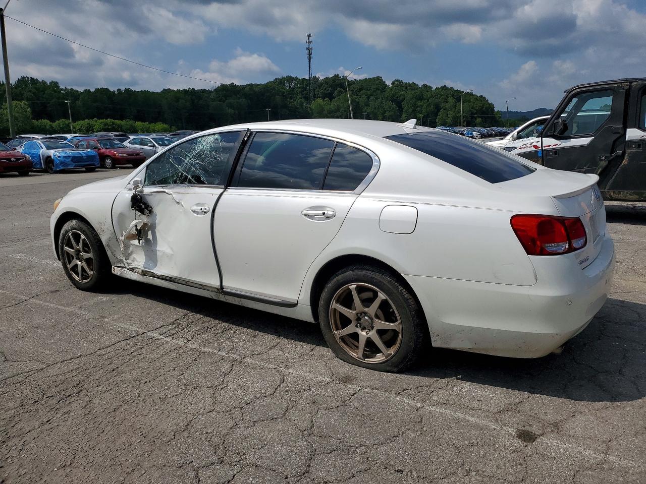 2009 Lexus Gs 350 White vin: JTHCE96S890022030