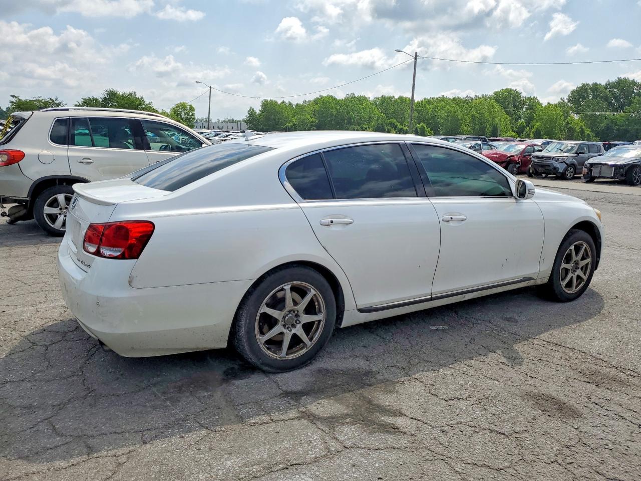 2009 Lexus Gs 350 White vin: JTHCE96S890022030
