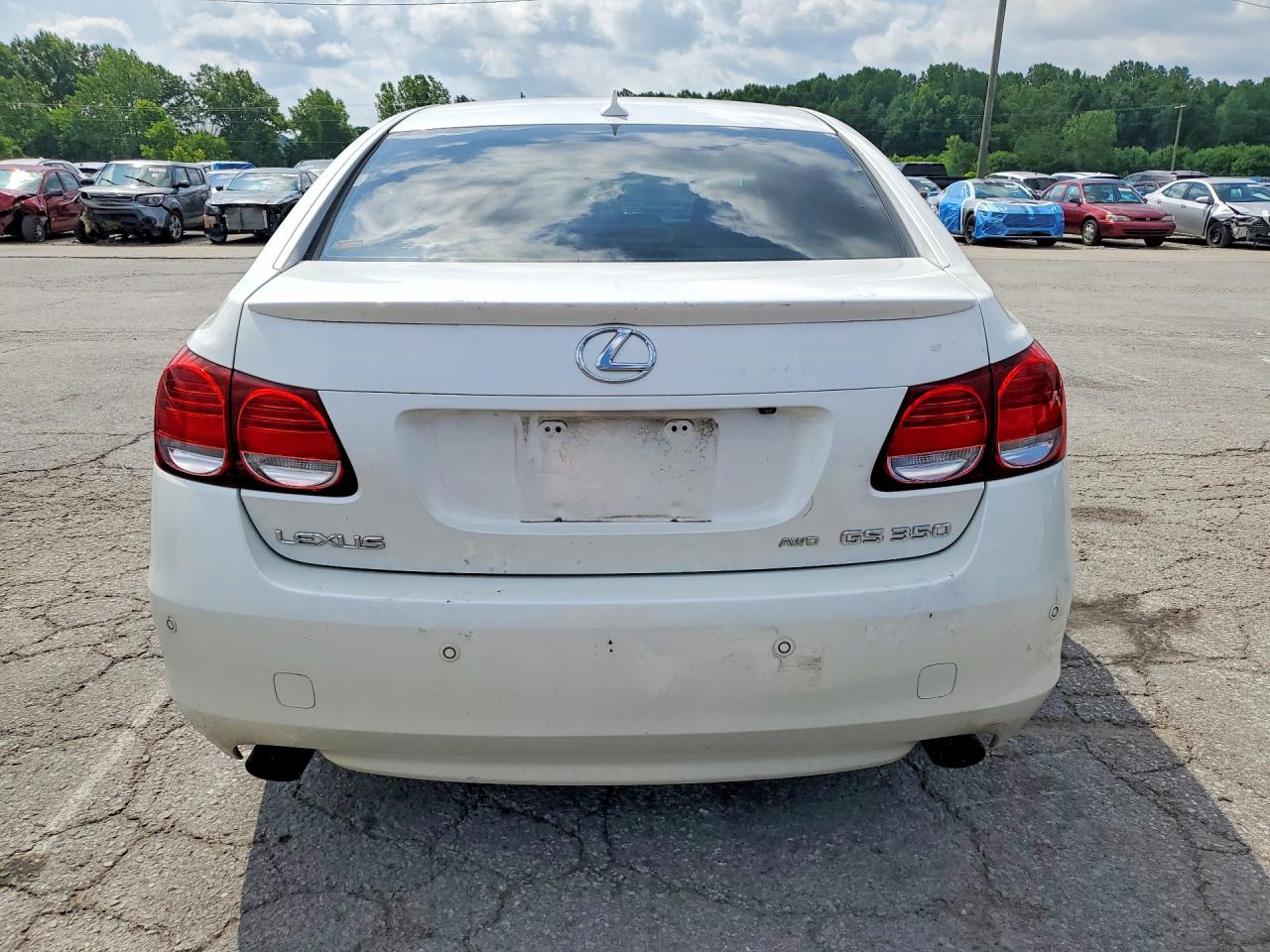 2009 Lexus Gs 350 White vin: JTHCE96S890022030