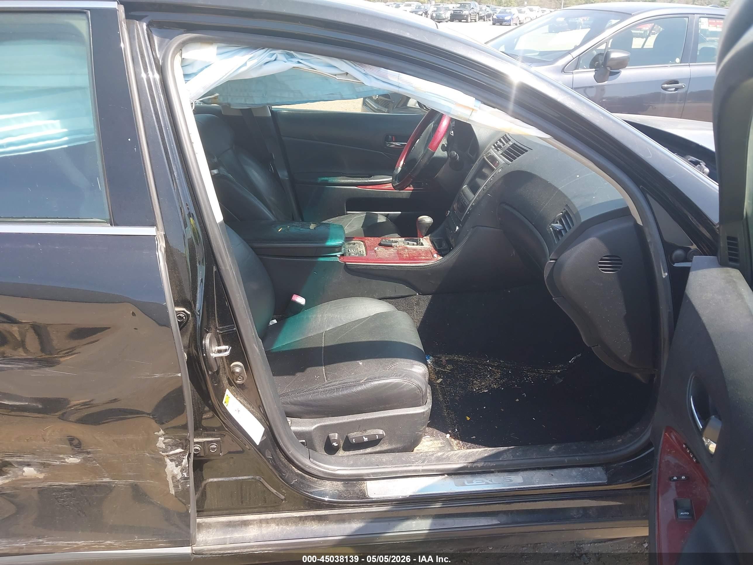 2008 Lexus Gs 350   Black vin: JTHCE96S980015876