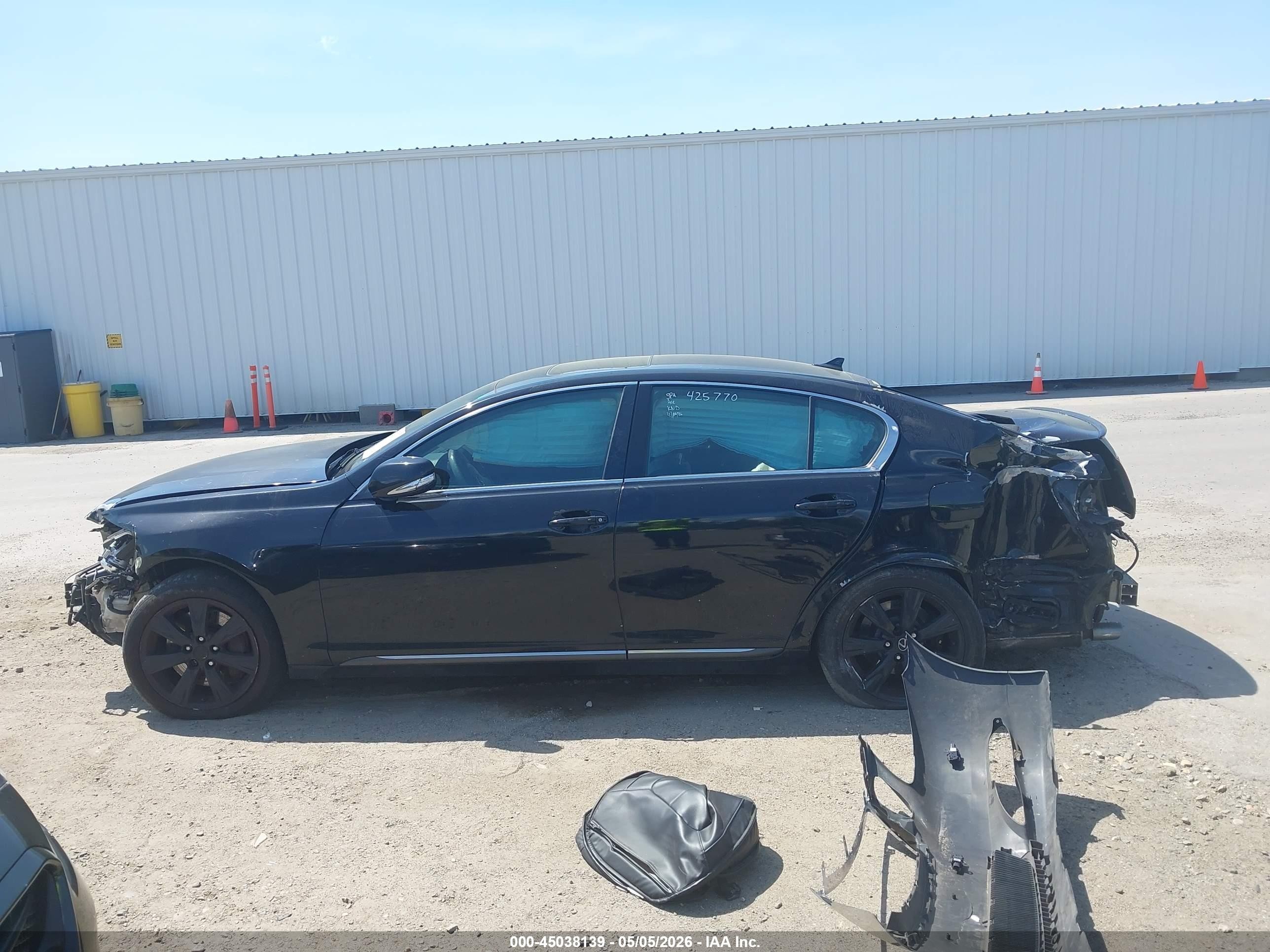 2008 Lexus Gs 350   Black vin: JTHCE96S980015876