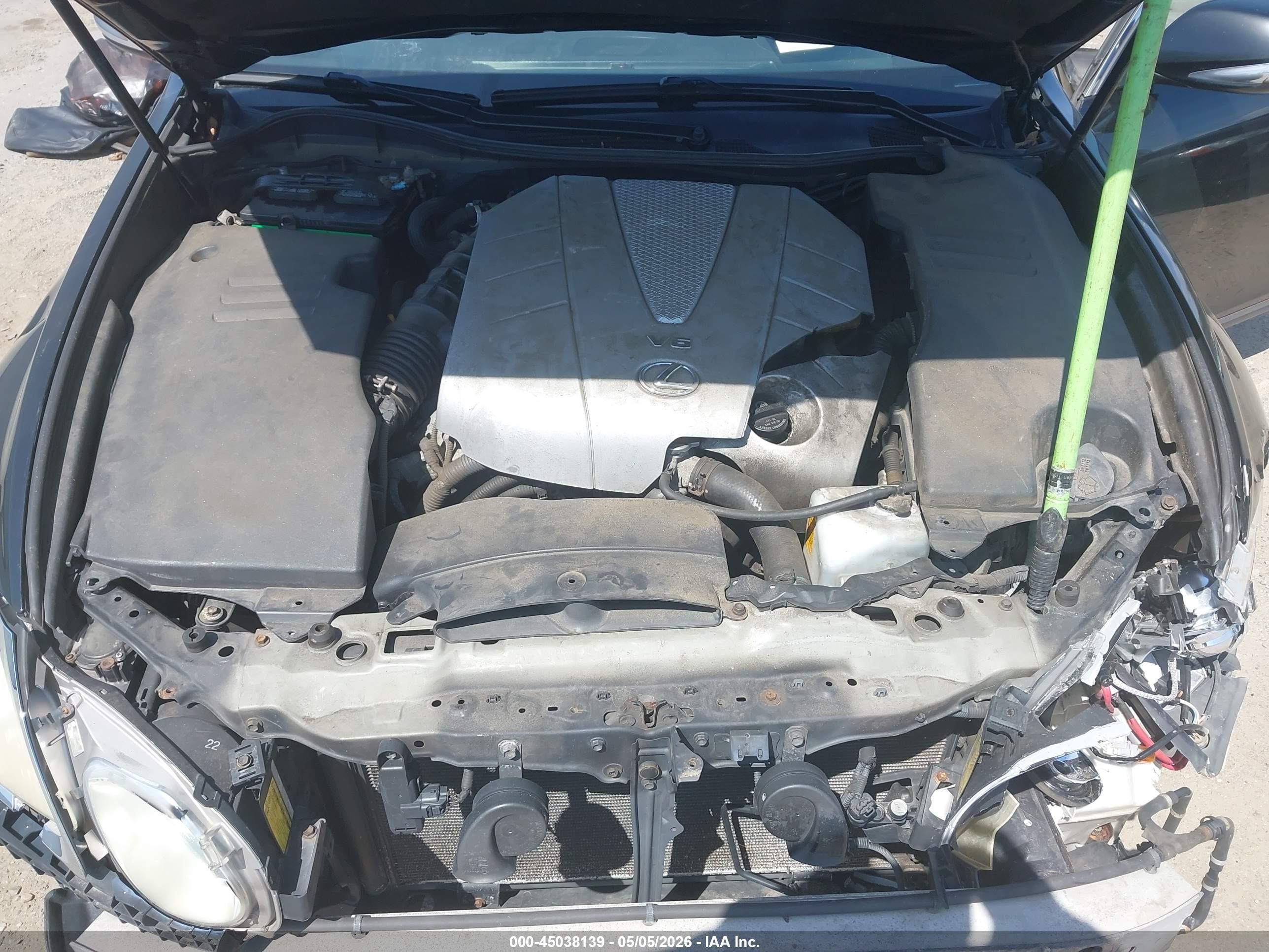 2008 Lexus Gs 350   Black vin: JTHCE96S980015876
