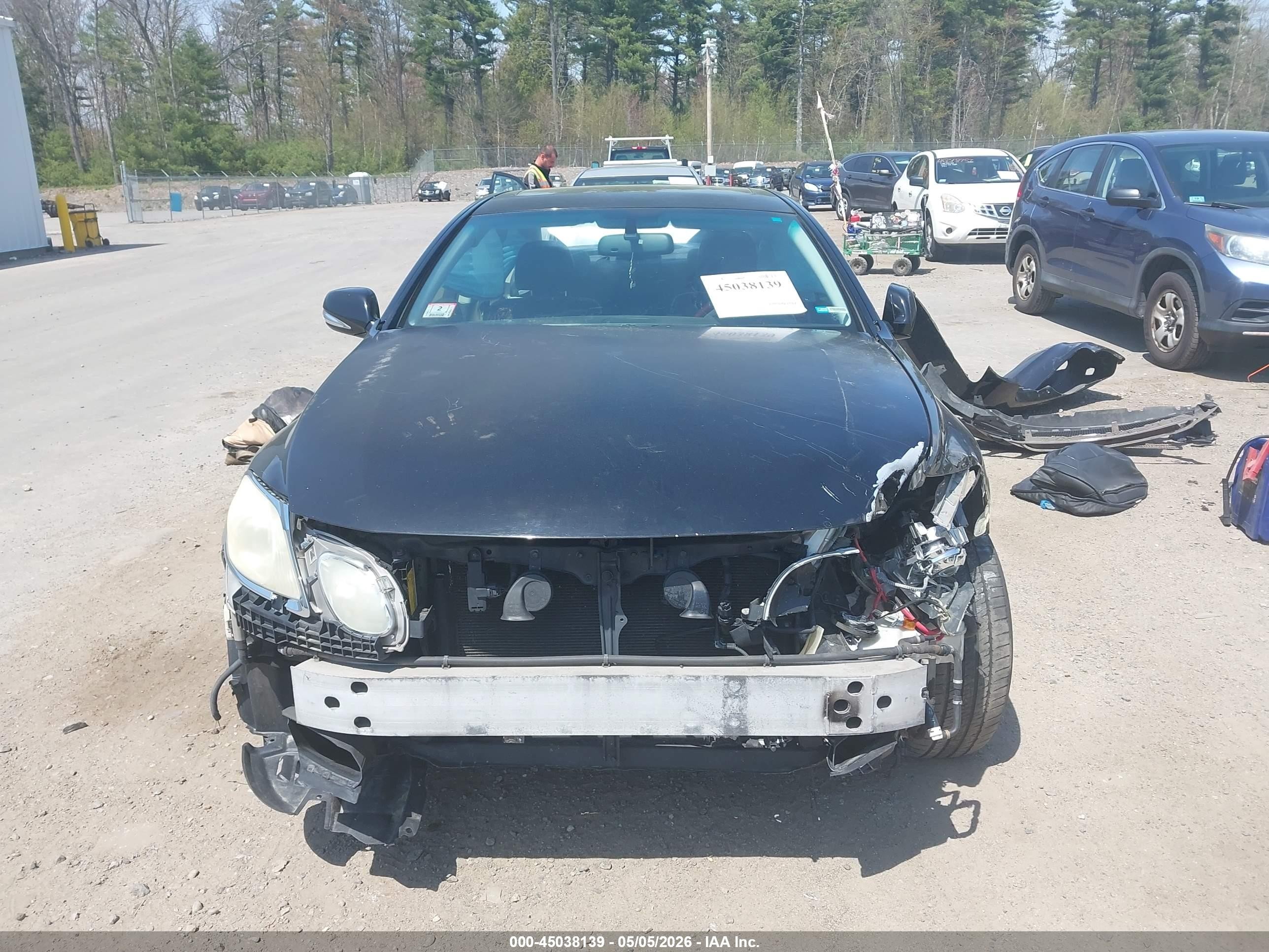 2008 Lexus Gs 350   Black vin: JTHCE96S980015876