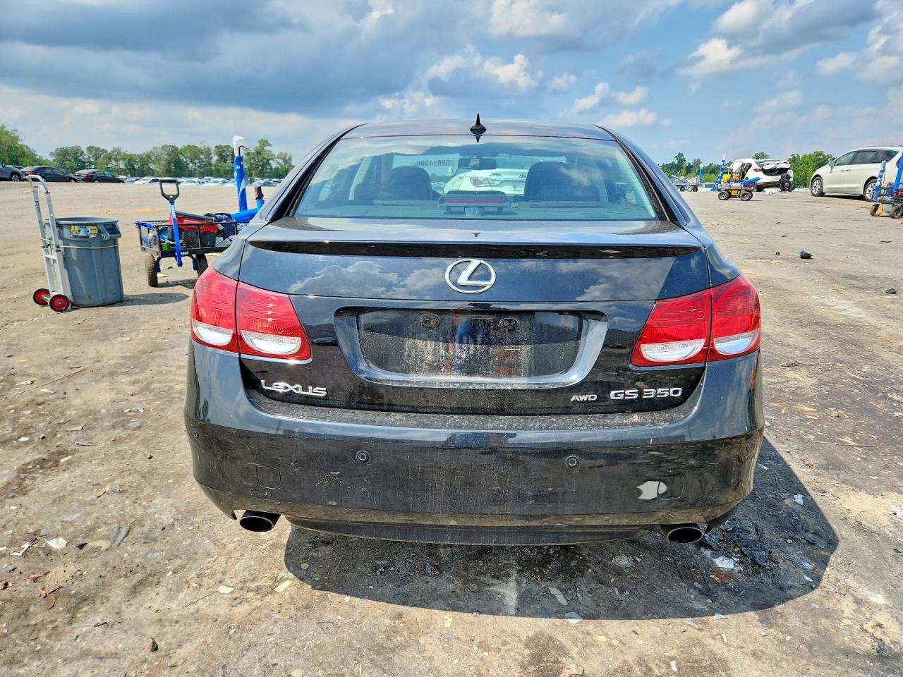 2008 Lexus Gs 350 Black vin: JTHCE96S980020978