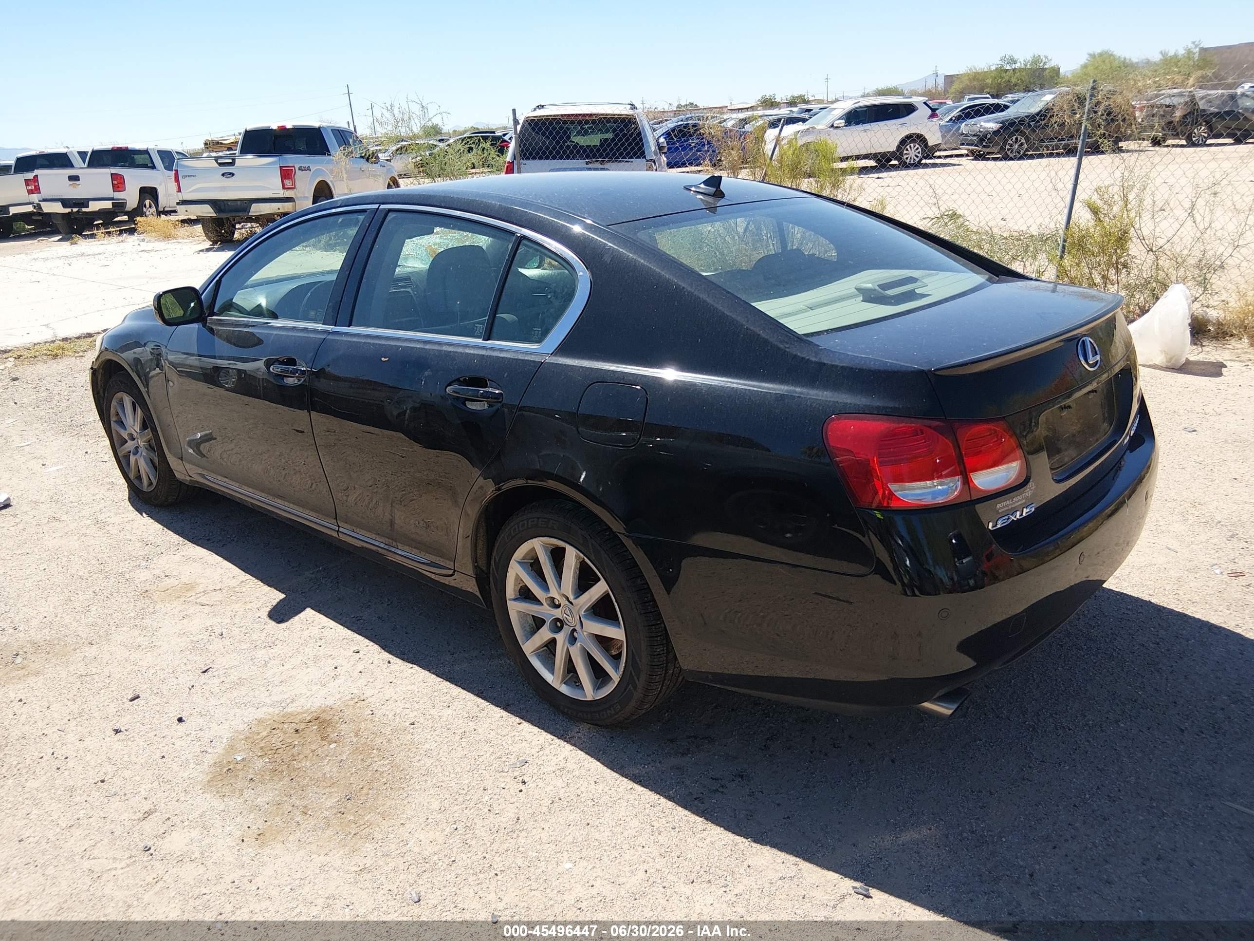 2007 Lexus Gs 350   Black vin: JTHCE96SX70008109
