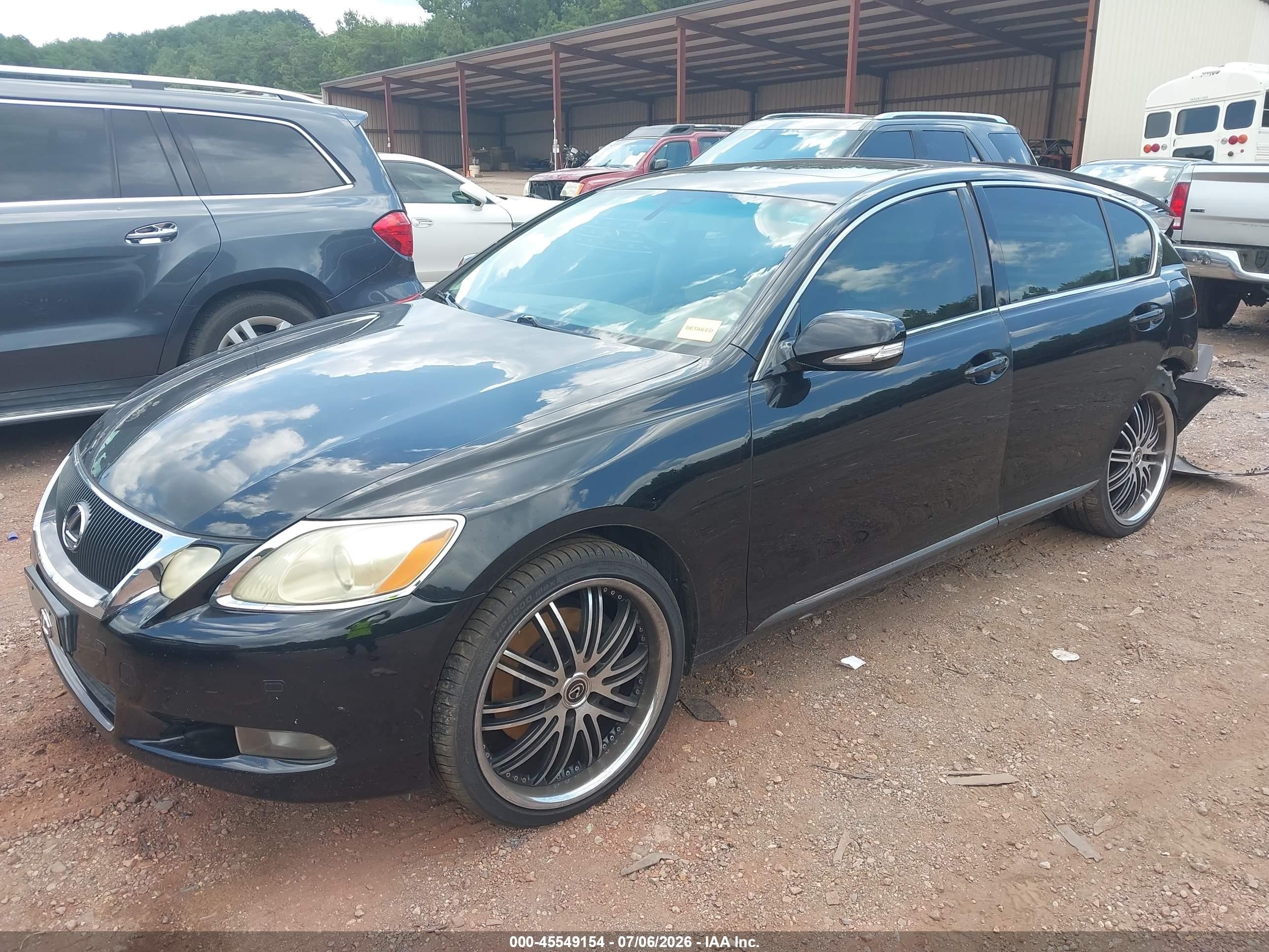 2008 Lexus Gs 350   Black vin: JTHCE96SX80015028