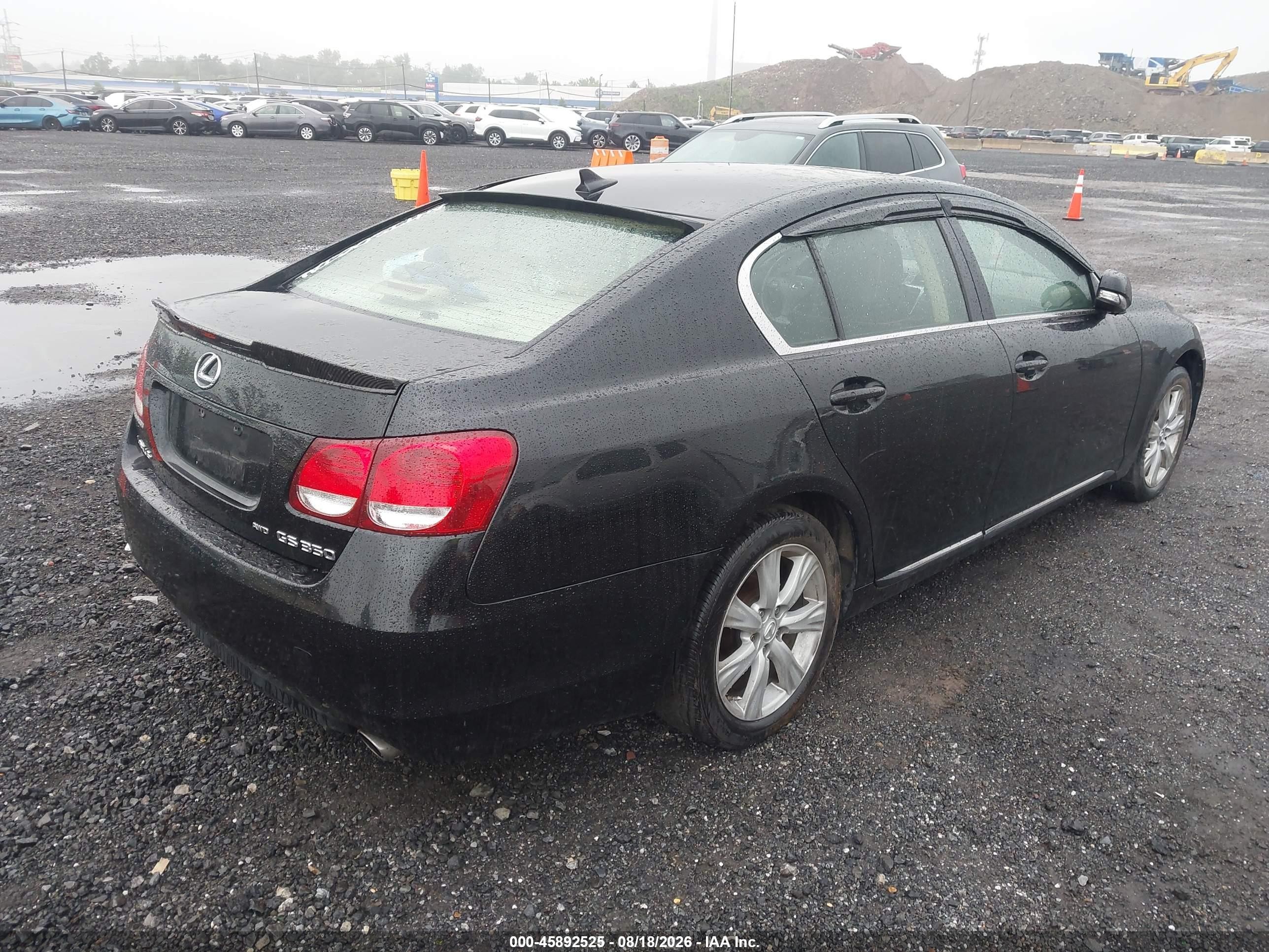 2008 Lexus Gs 350   Черный vin: JTHCE96SX80018947