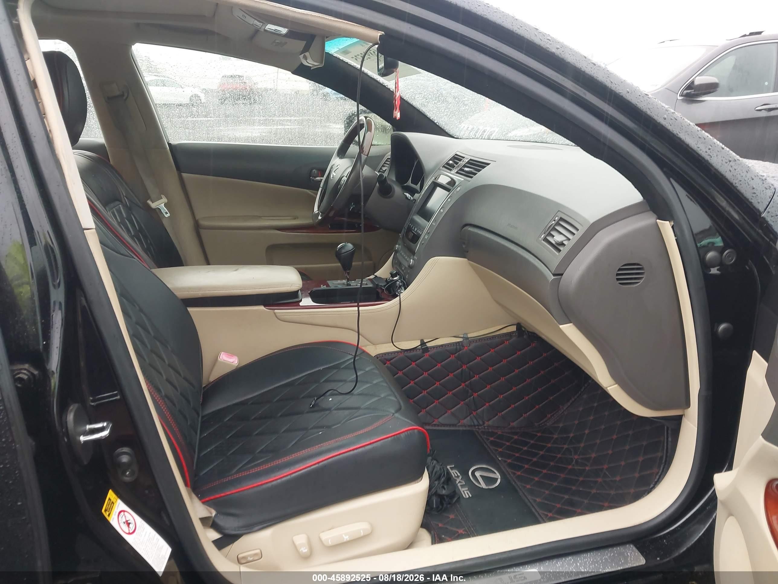 2008 Lexus Gs 350   Черный vin: JTHCE96SX80018947