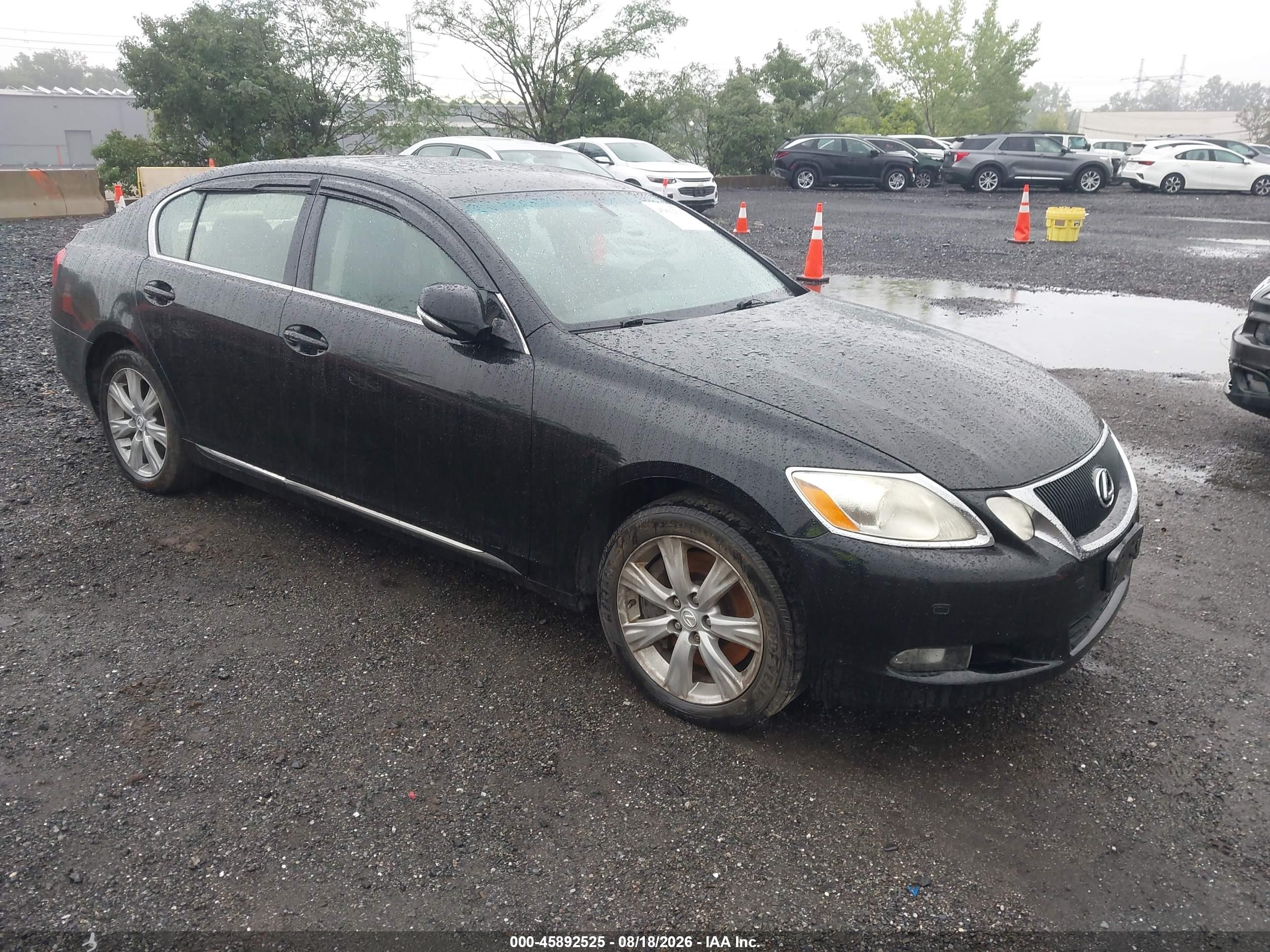 2008 Lexus Gs 350   Black vin: JTHCE96SX80018947