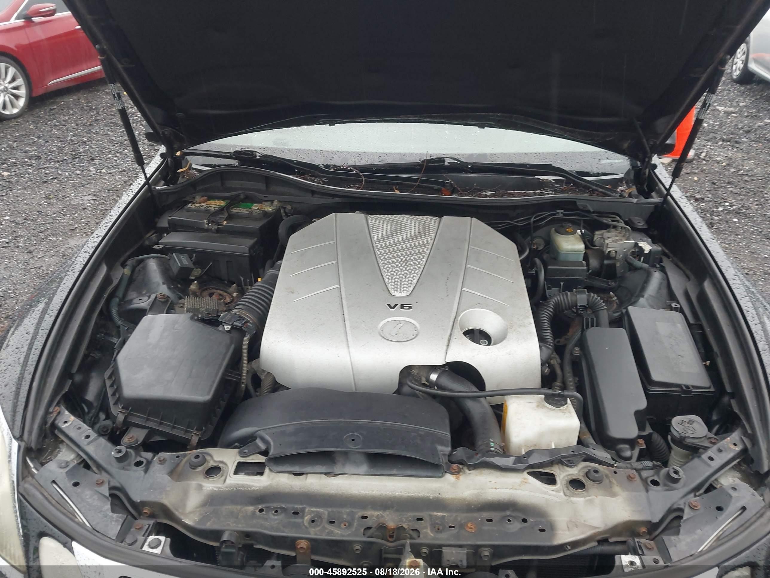 2008 Lexus Gs 350   Черный vin: JTHCE96SX80018947