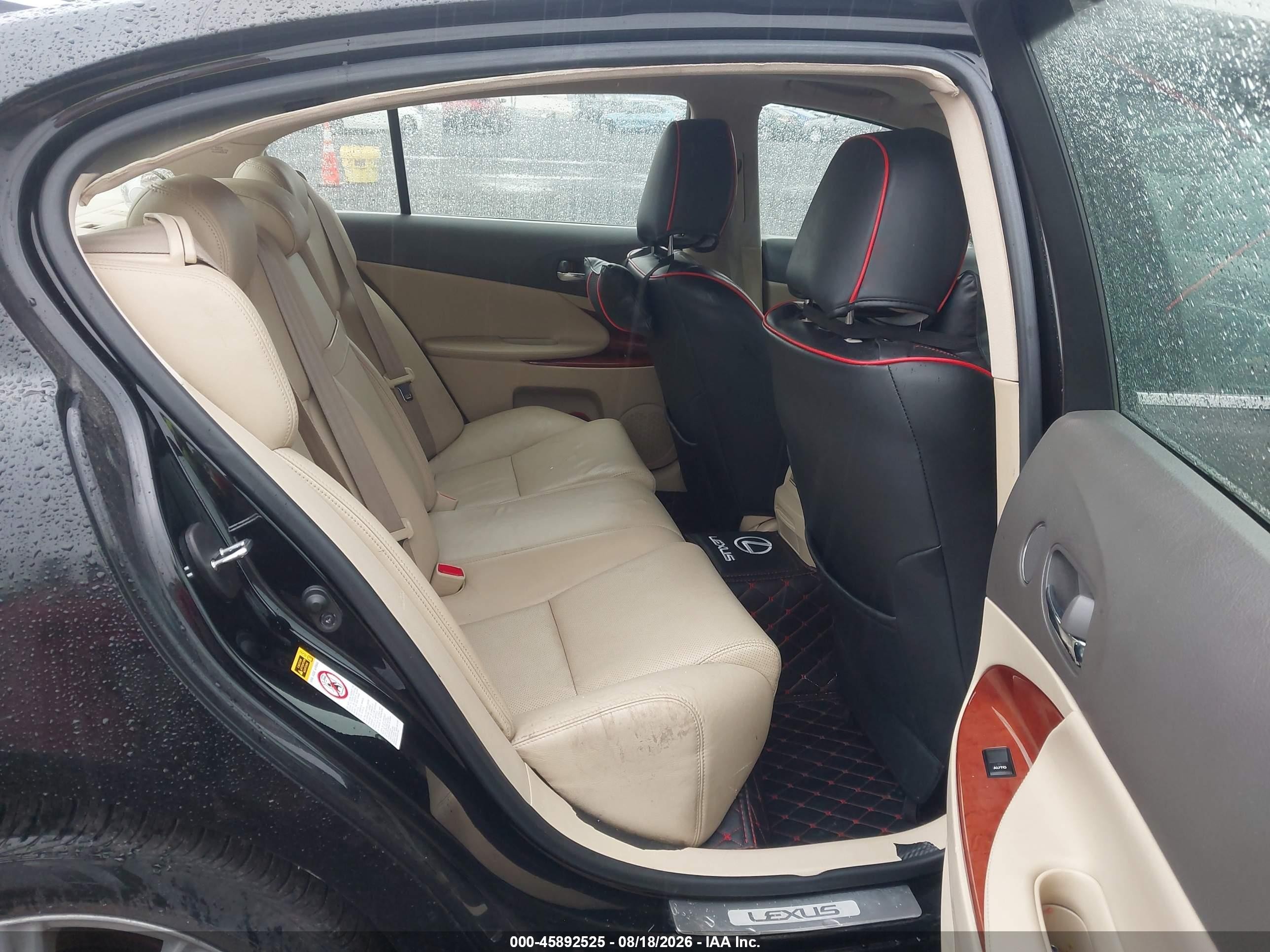 2008 Lexus Gs 350   Черный vin: JTHCE96SX80018947