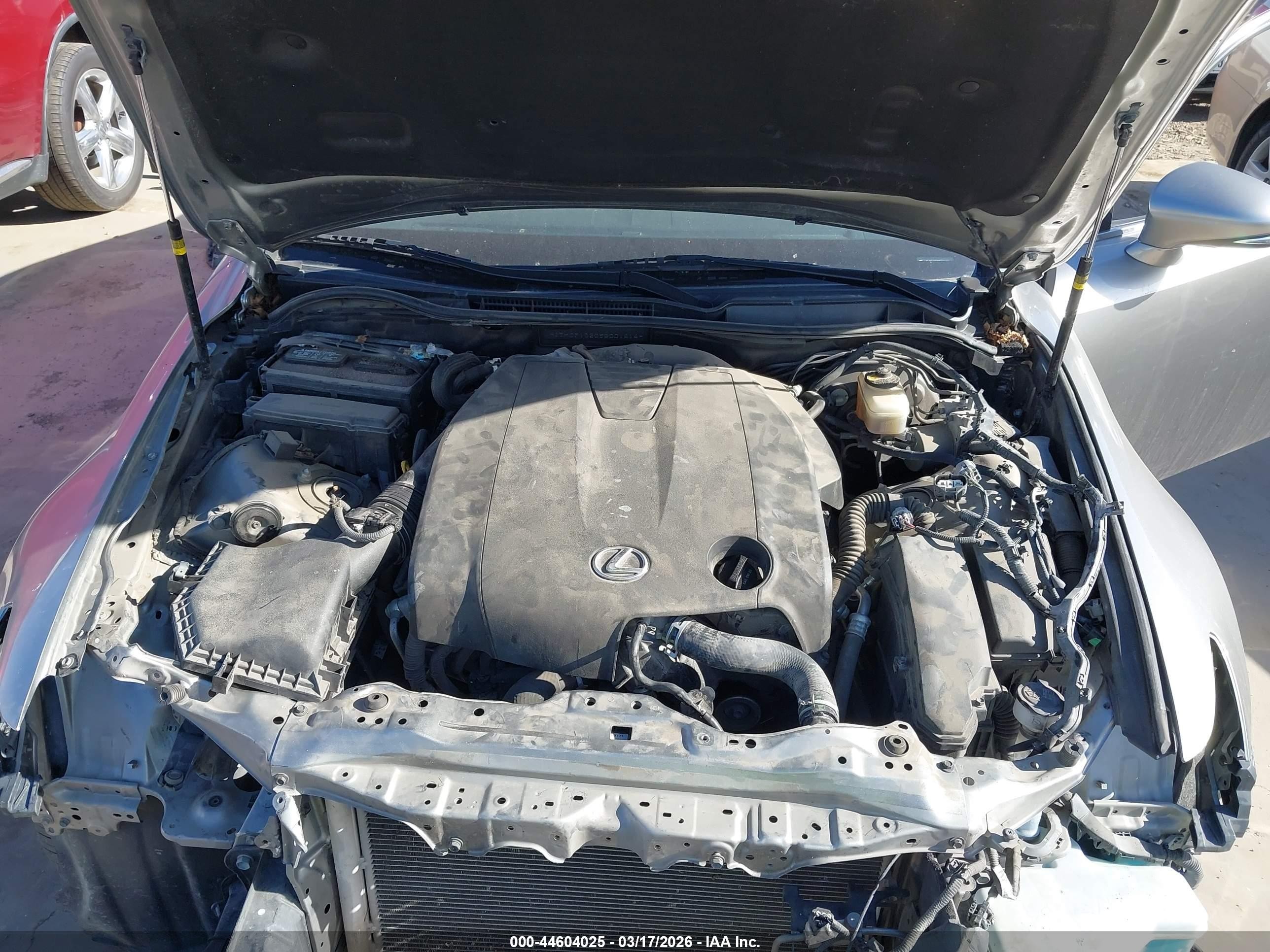 2014 Lexus Is 250   Silver vin: JTHCF1D20E5001414