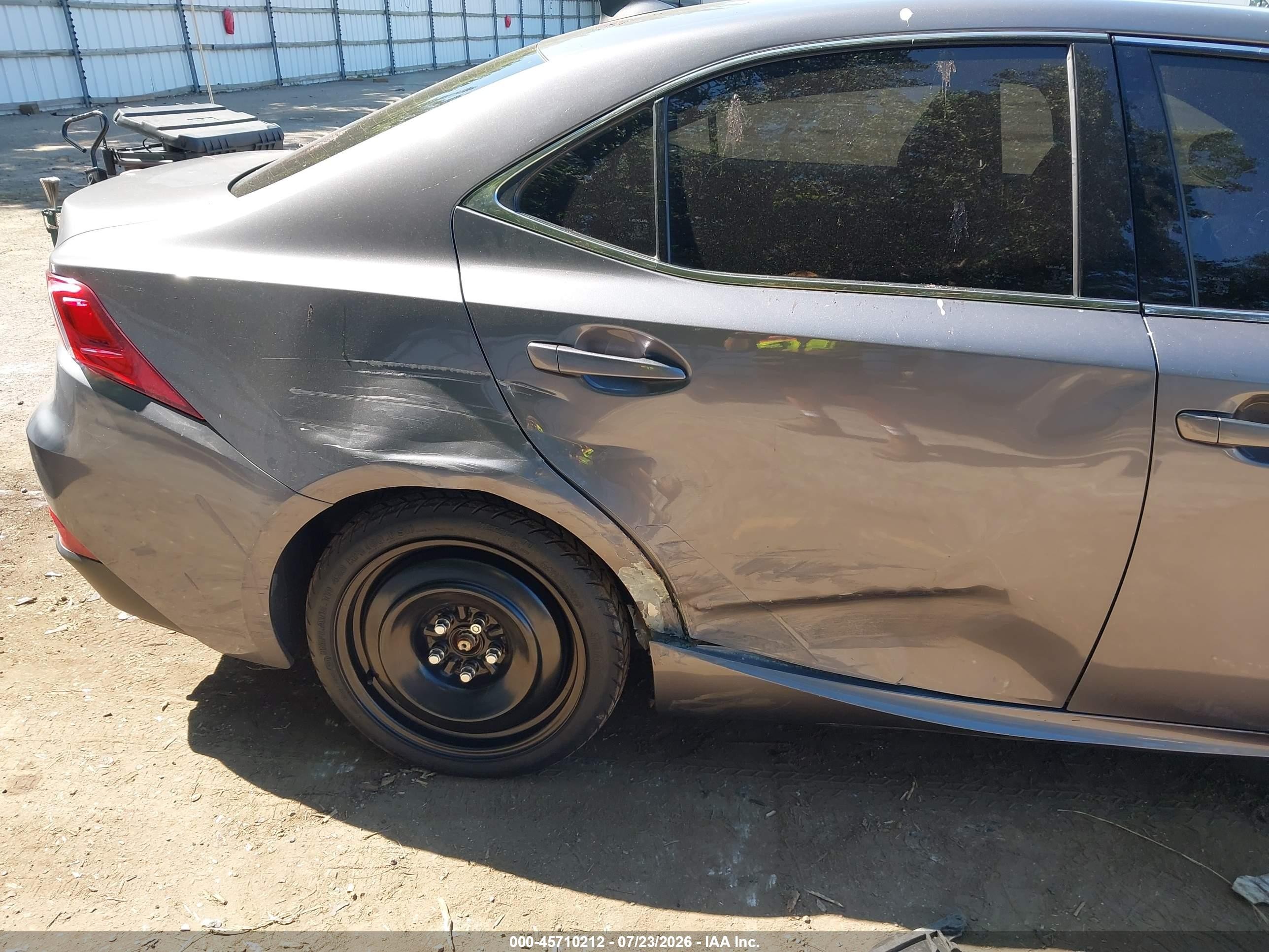 2015 Lexus Is 250   Gray vin: JTHCF1D20F5016934