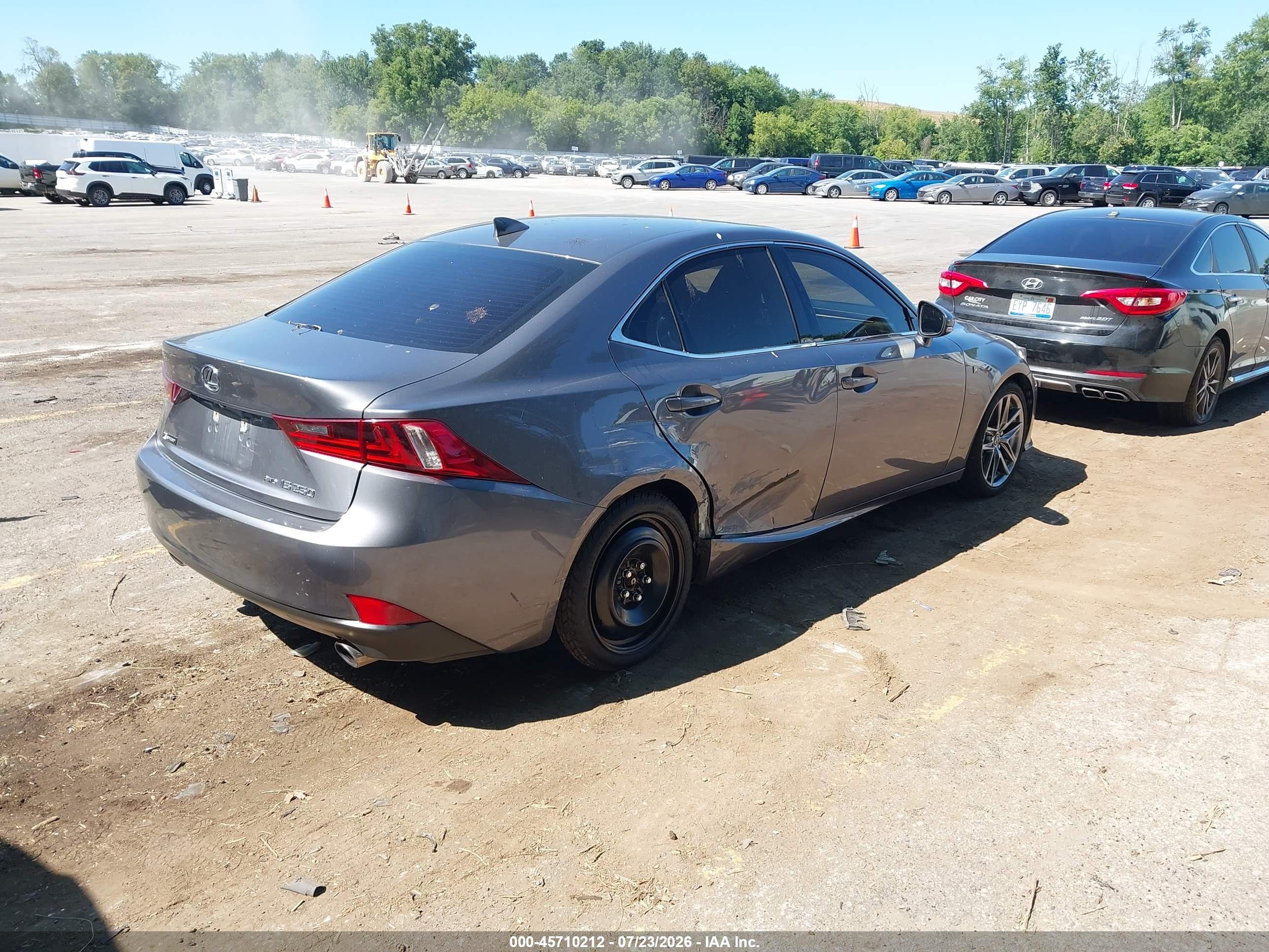 2015 Lexus Is 250   Gray vin: JTHCF1D20F5016934