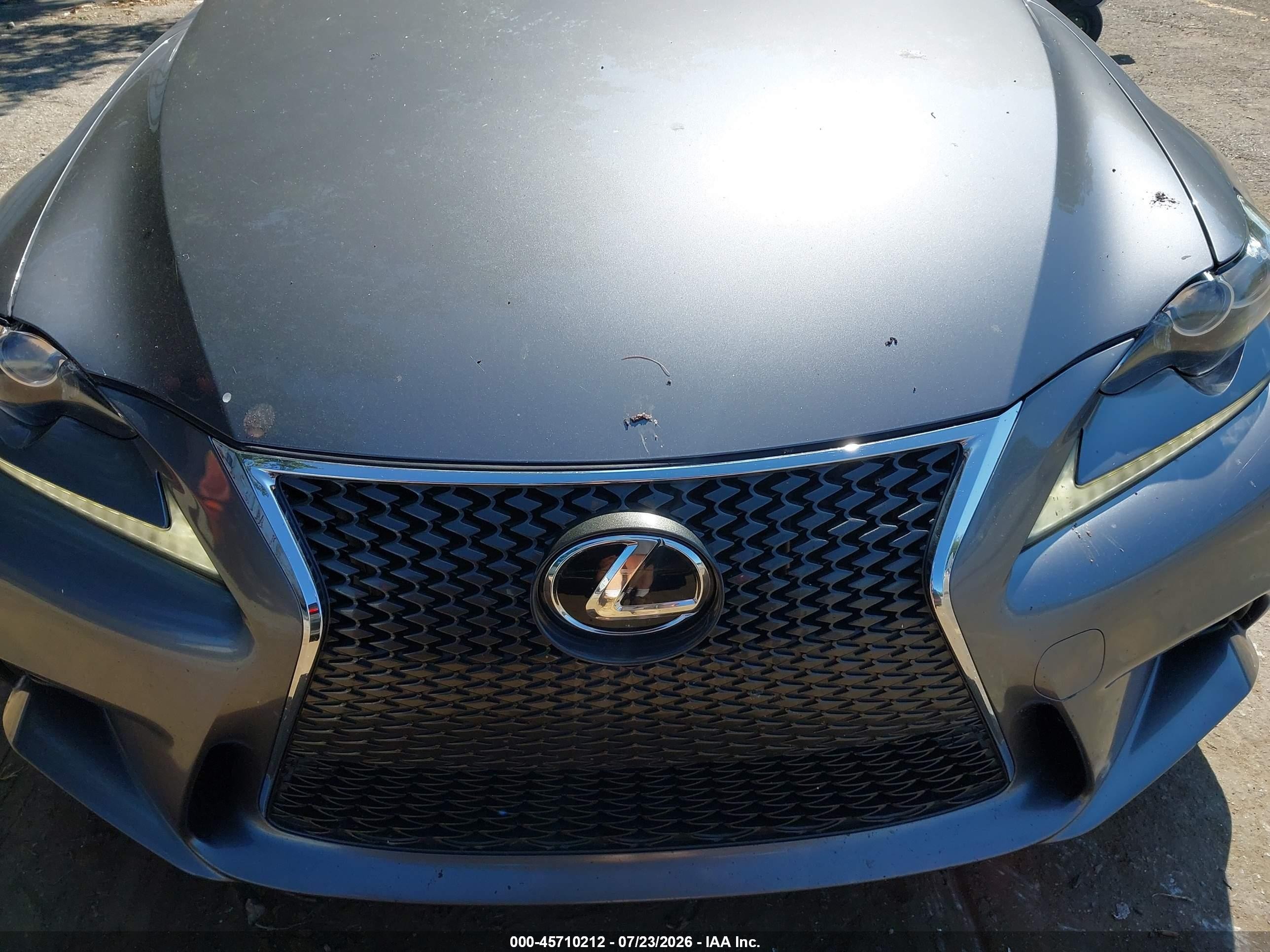 2015 Lexus Is 250   Gray vin: JTHCF1D20F5016934