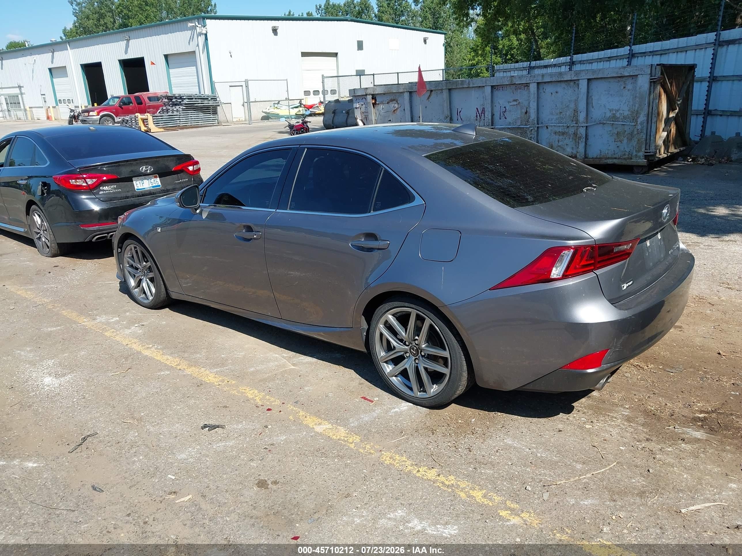 2015 Lexus Is 250   Gray vin: JTHCF1D20F5016934