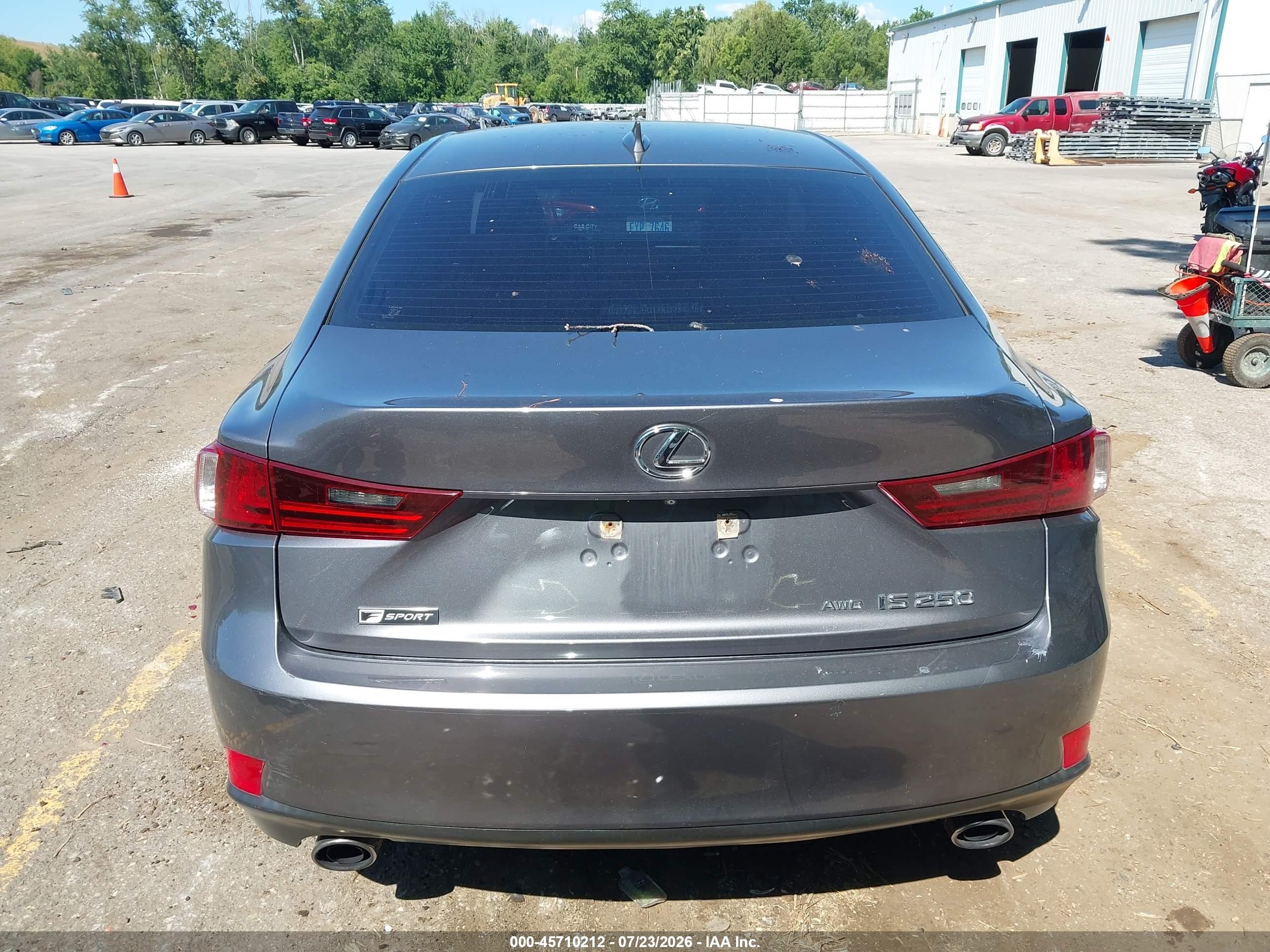 2015 Lexus Is 250   Gray vin: JTHCF1D20F5016934