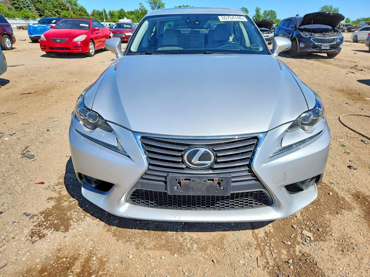 2015 Lexus Is 250 Silver vin: JTHCF1D20F5020448