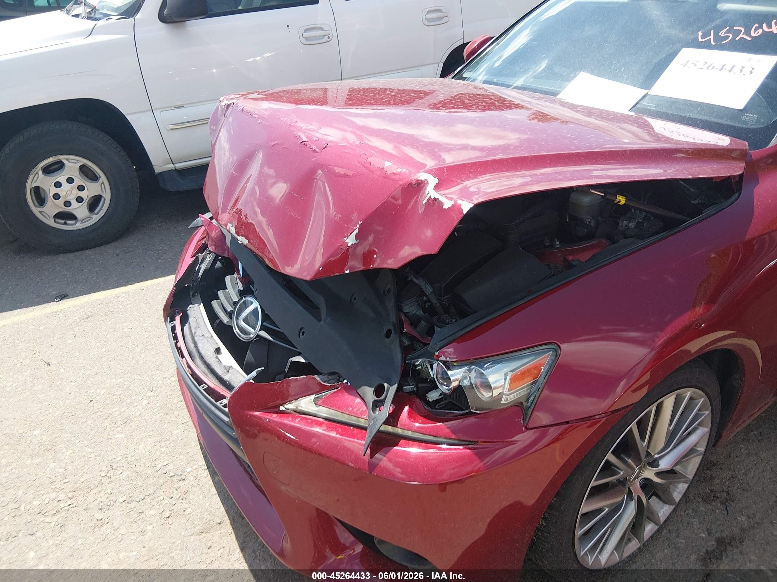 2015 Lexus Is 250   Red vin: JTHCF1D20F5020711