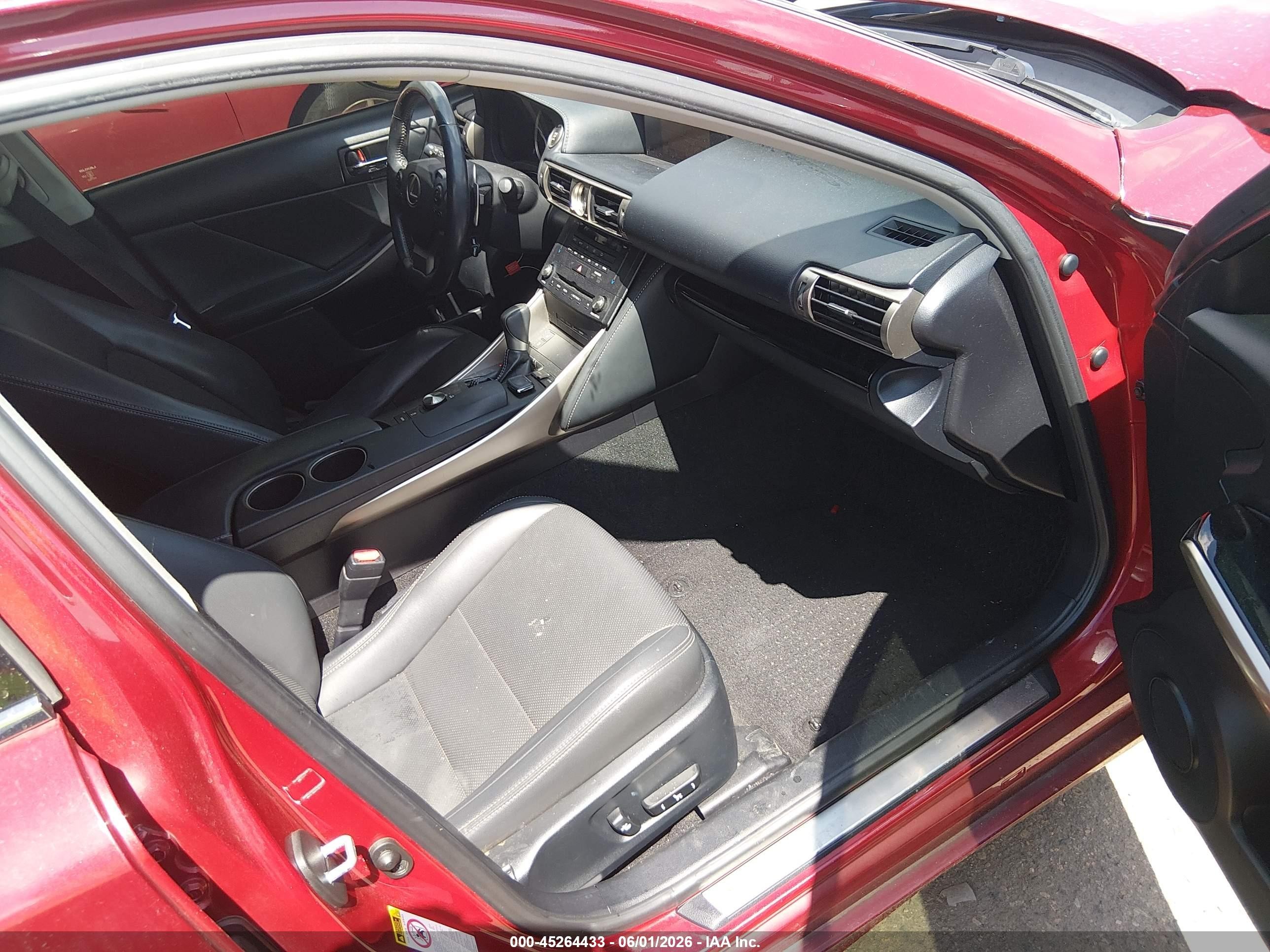 2015 Lexus Is 250   Red vin: JTHCF1D20F5020711