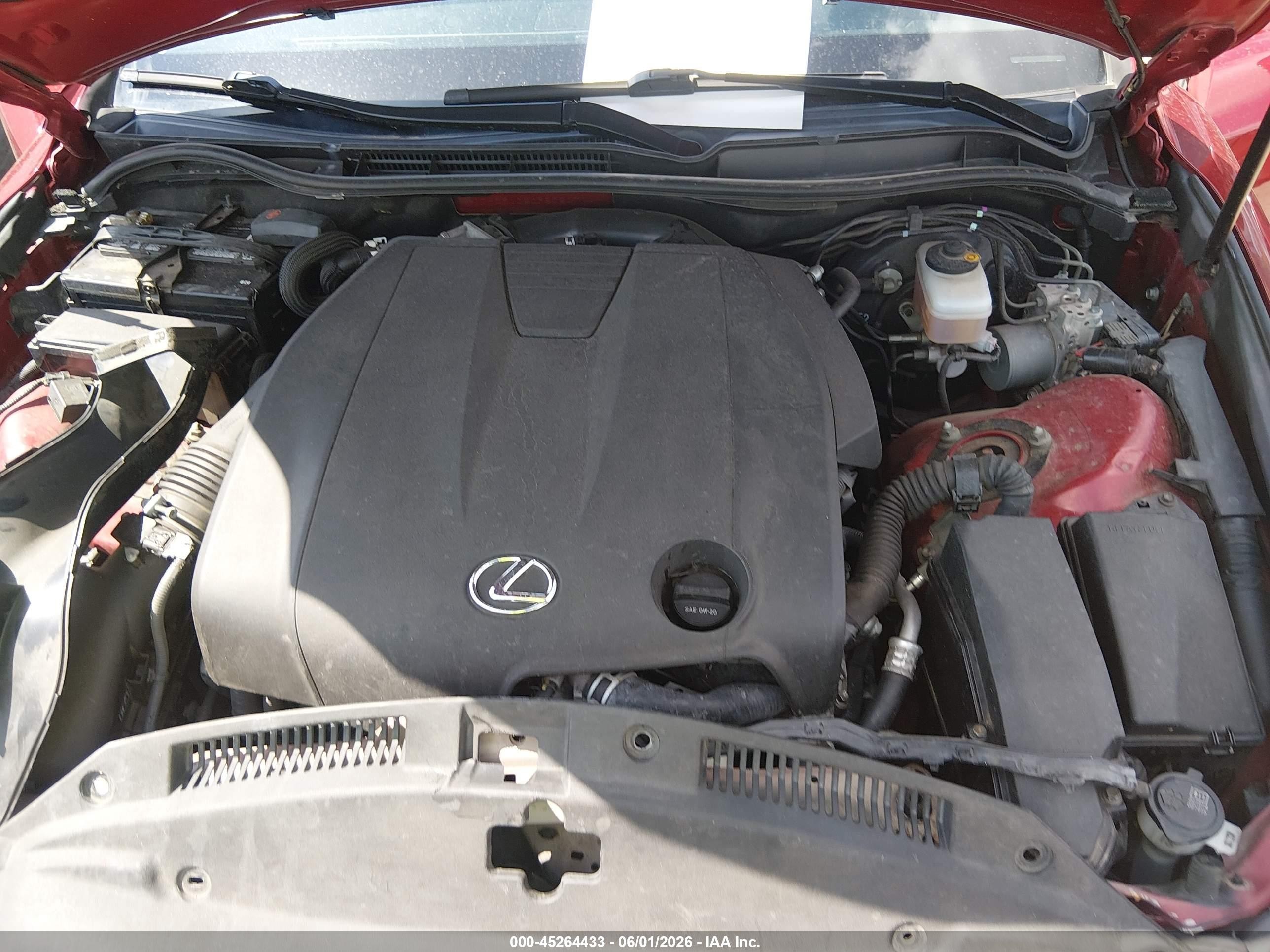 2015 Lexus Is 250   Red vin: JTHCF1D20F5020711