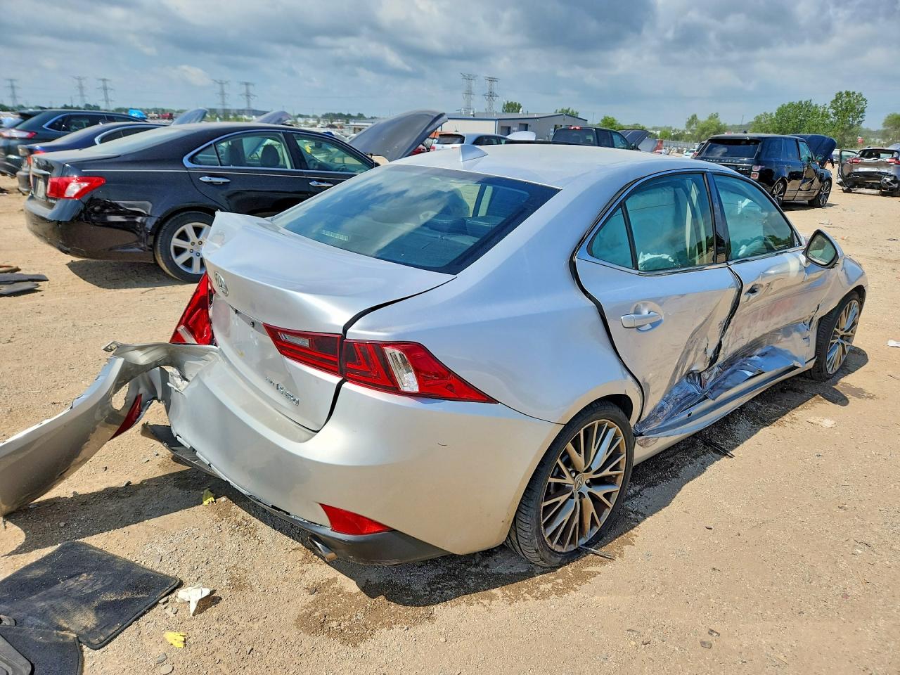 2014 Lexus Is 250 Silver vin: JTHCF1D21E5001602