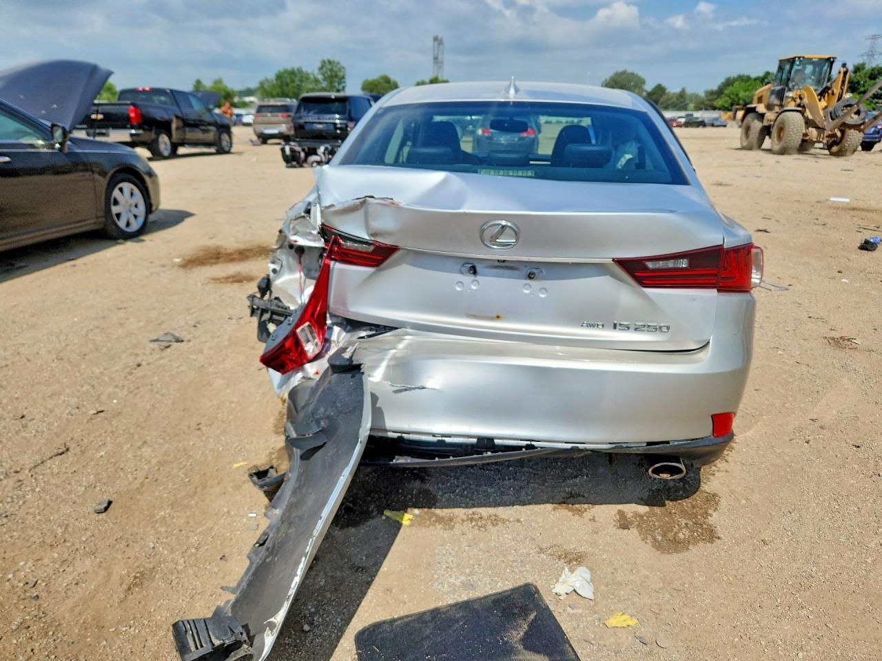 2014 Lexus Is 250 Silver vin: JTHCF1D21E5001602