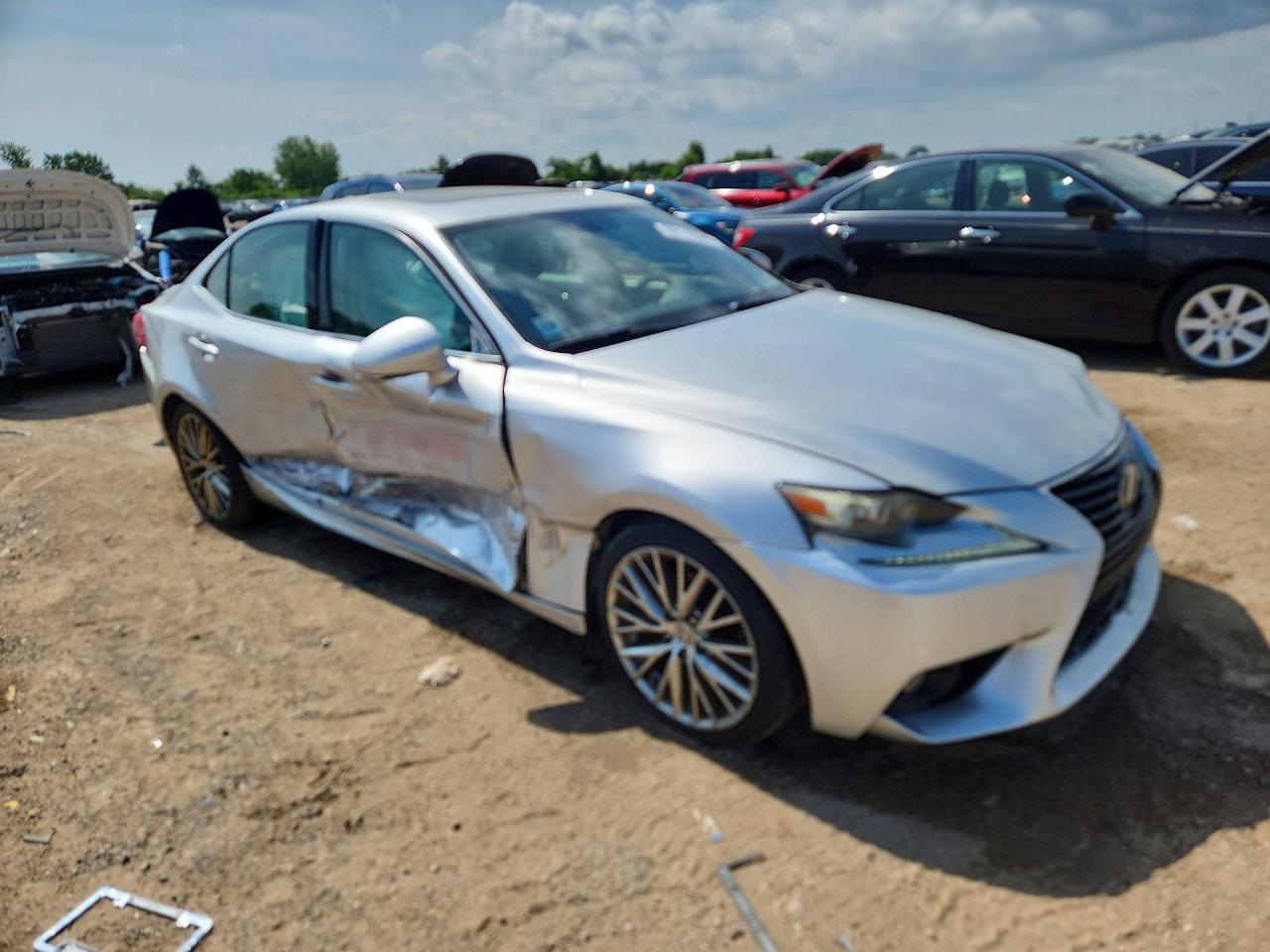 2014 Lexus Is 250 Silver vin: JTHCF1D21E5001602